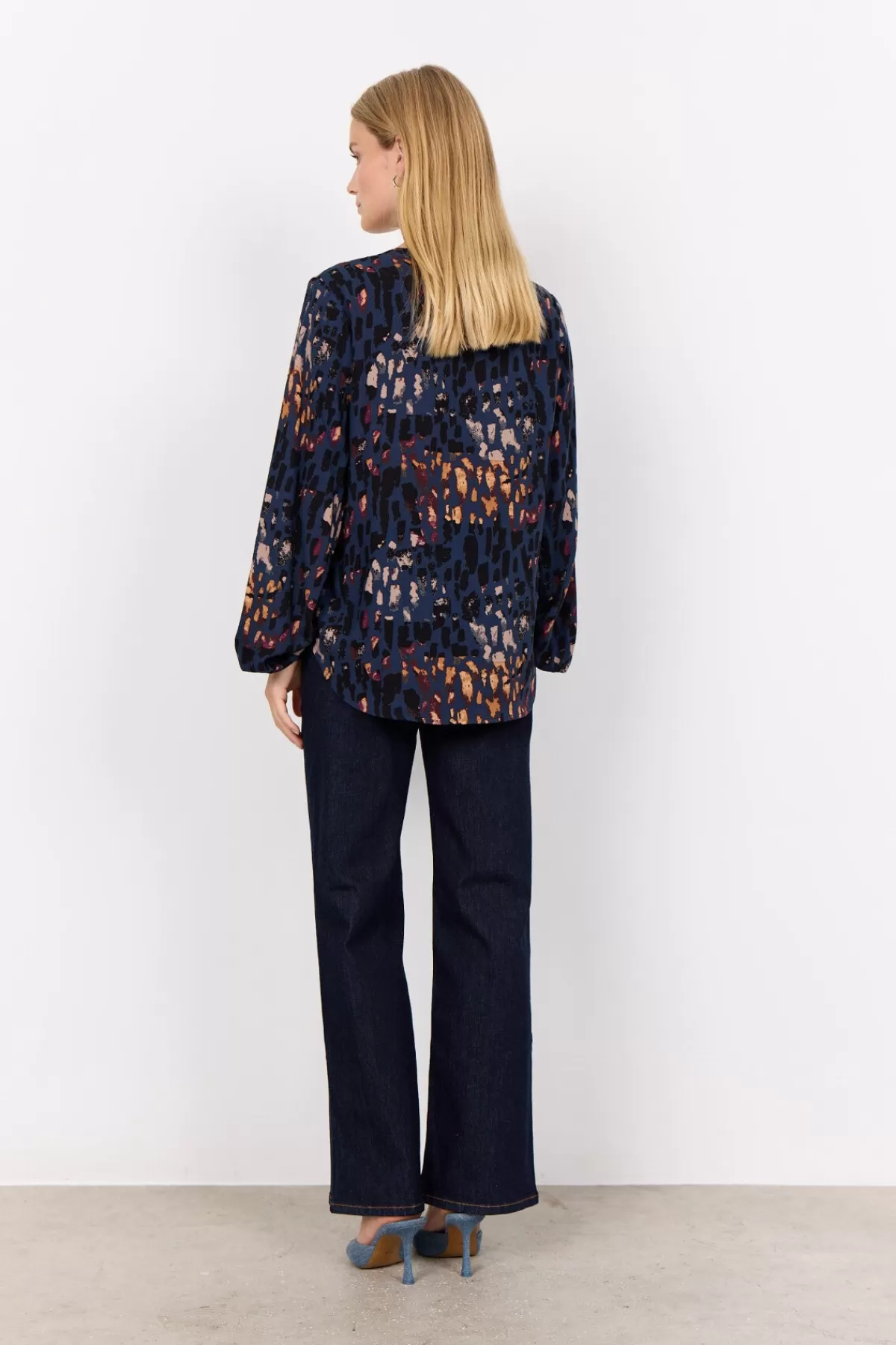 scima_3_blouse_dark_blue_3.webp Soyaconcept Blouses And Shirts-SC-IMA 3 Blouse Dark blue