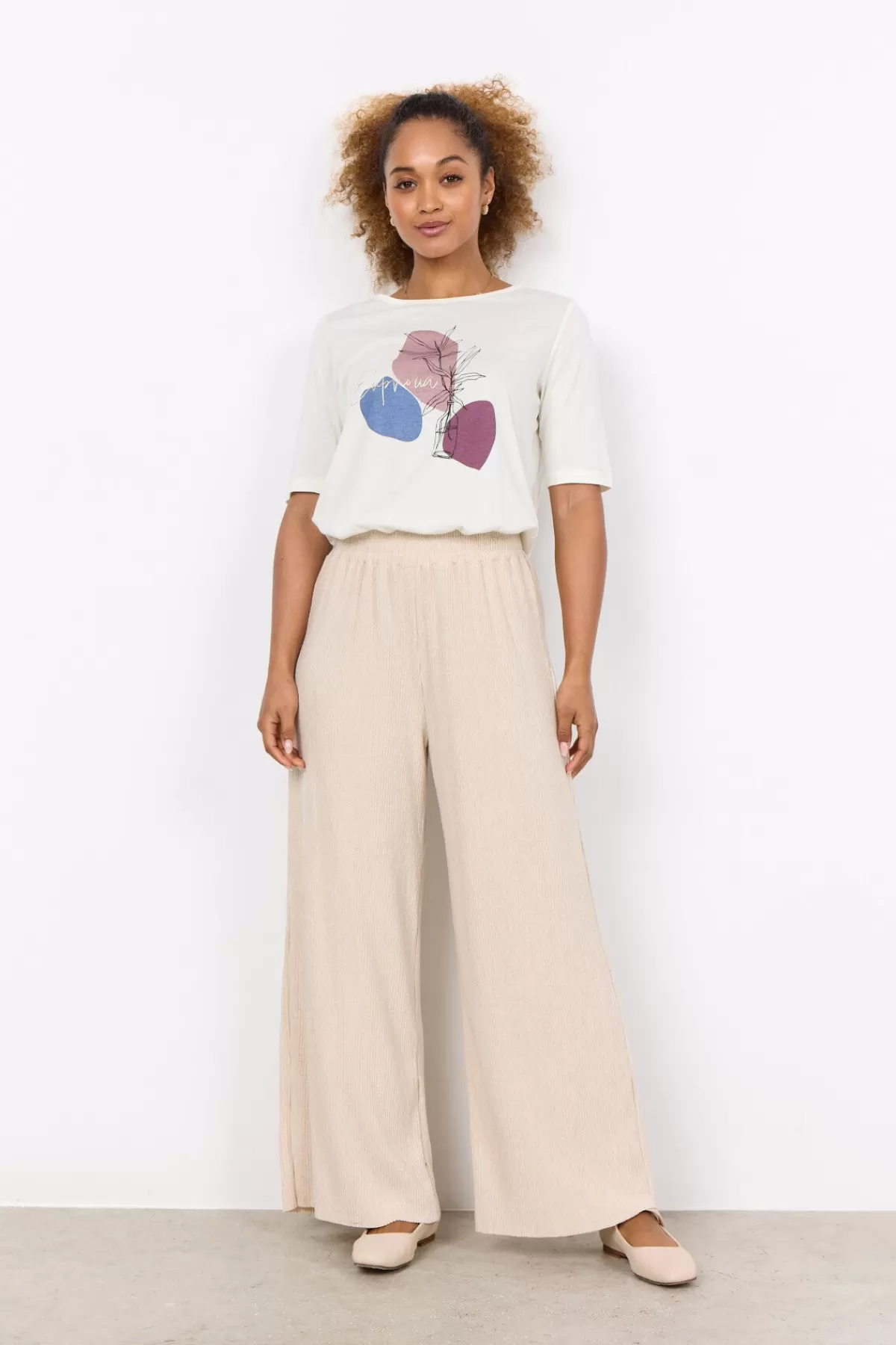 Soyaconcept Comfy | Pants-SC-INAS 4 Pants Cream