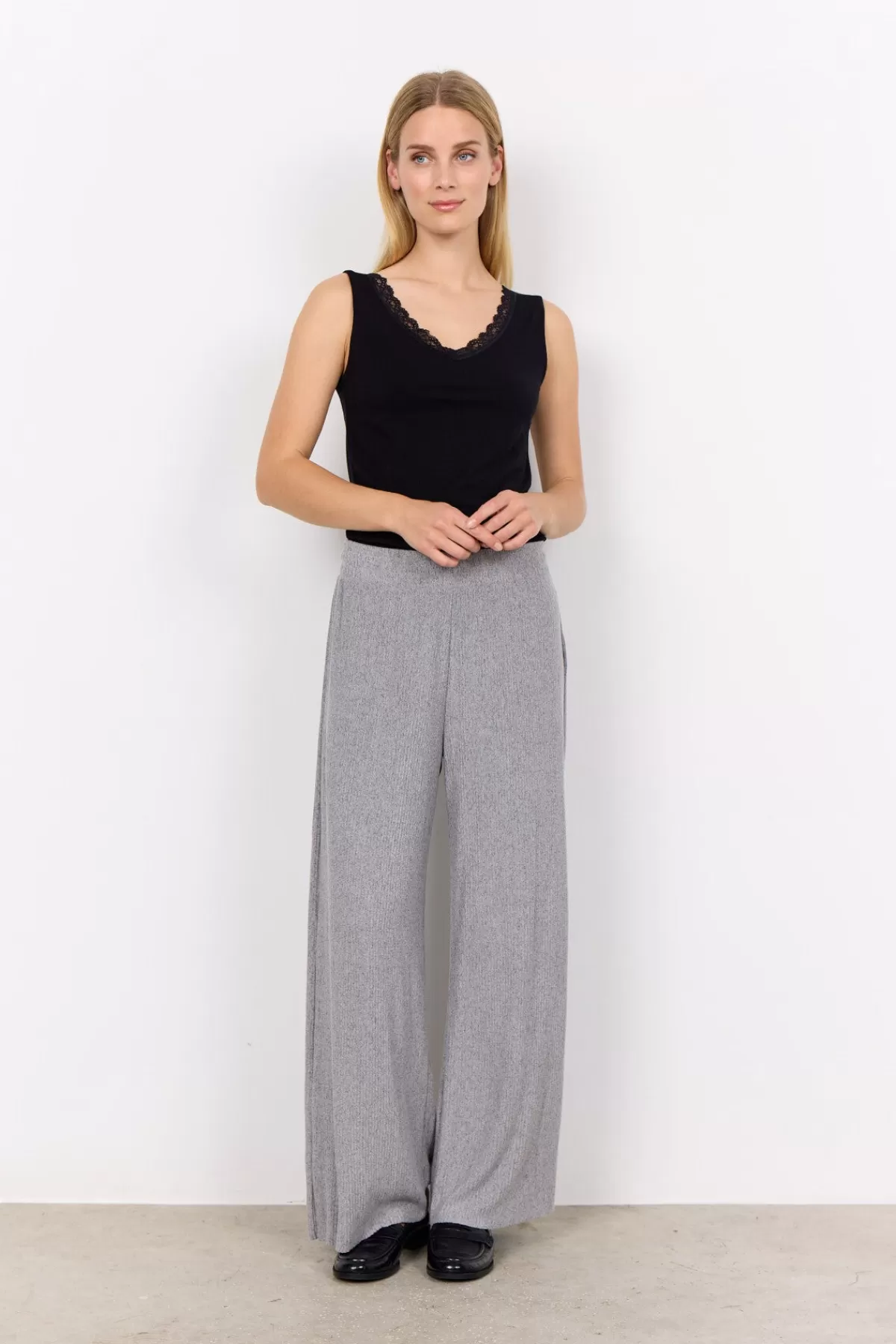 Soyaconcept Comfy | Pants-SC-INAS 4 Pants Grey