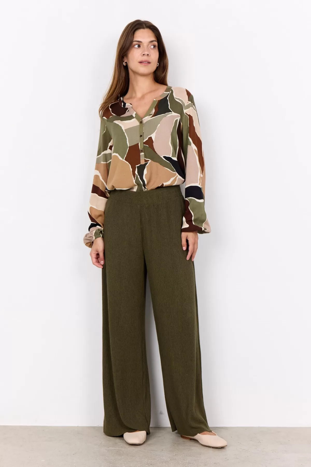 Soyaconcept Pants | Comfy-SC-INAS 4 Pants Olive