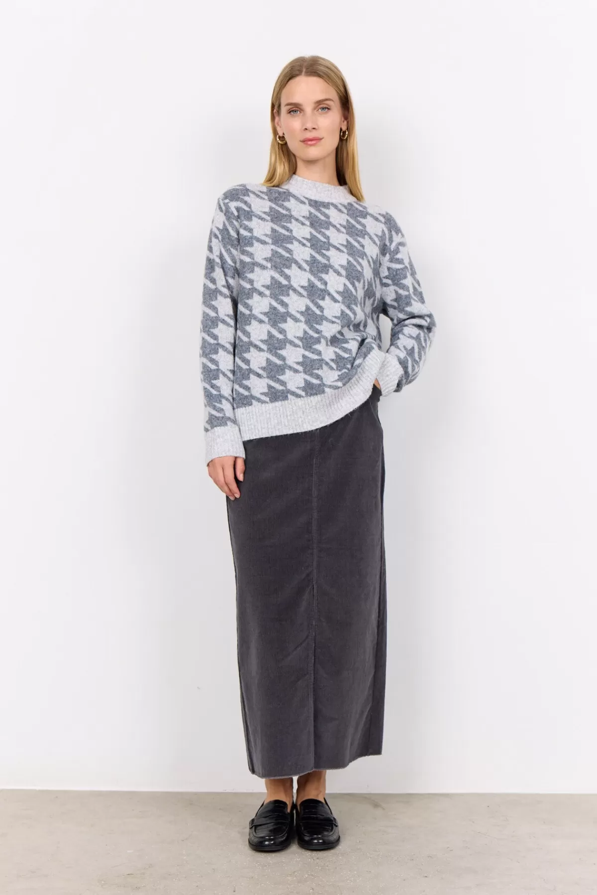 Soyaconcept Knitwear-SC-INE 1 Pullover Light grey