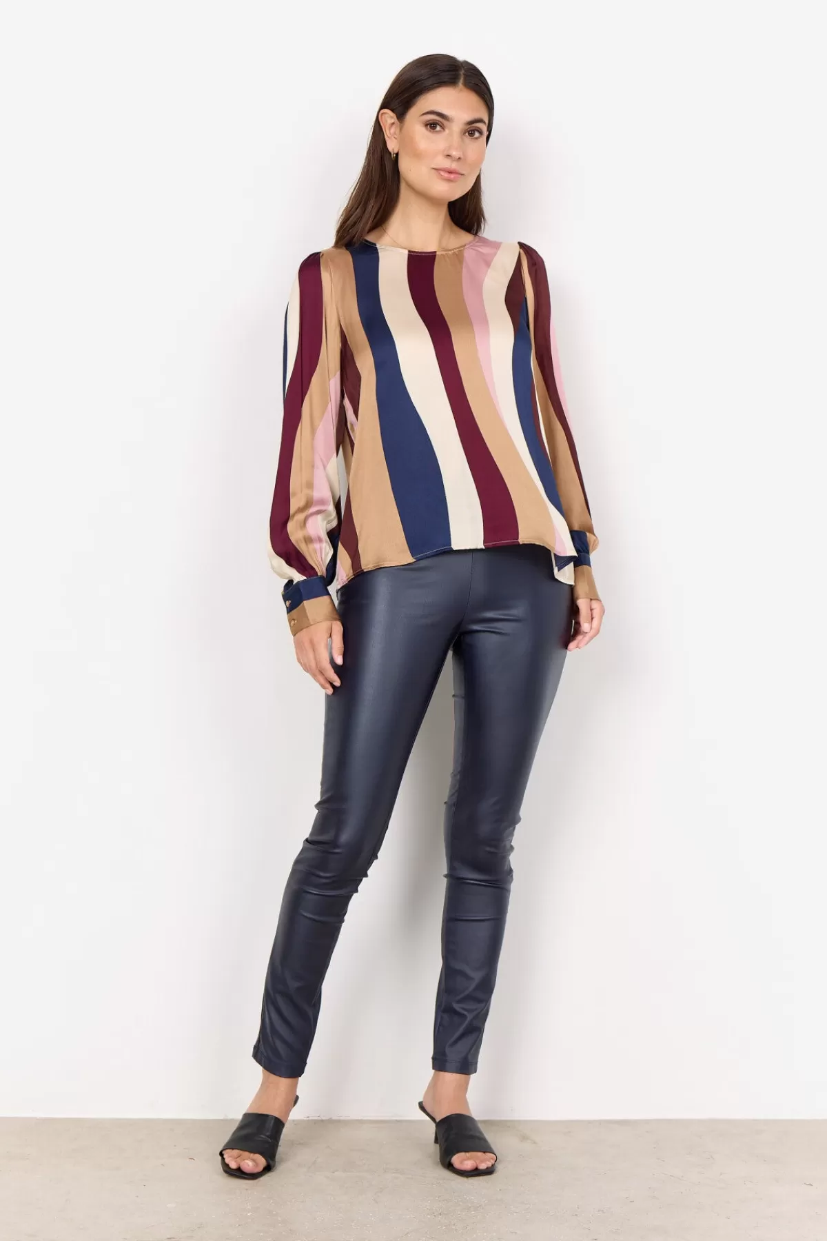 Soyaconcept Blouses And Shirts-SC-INES 1 Blouse Bordeaux