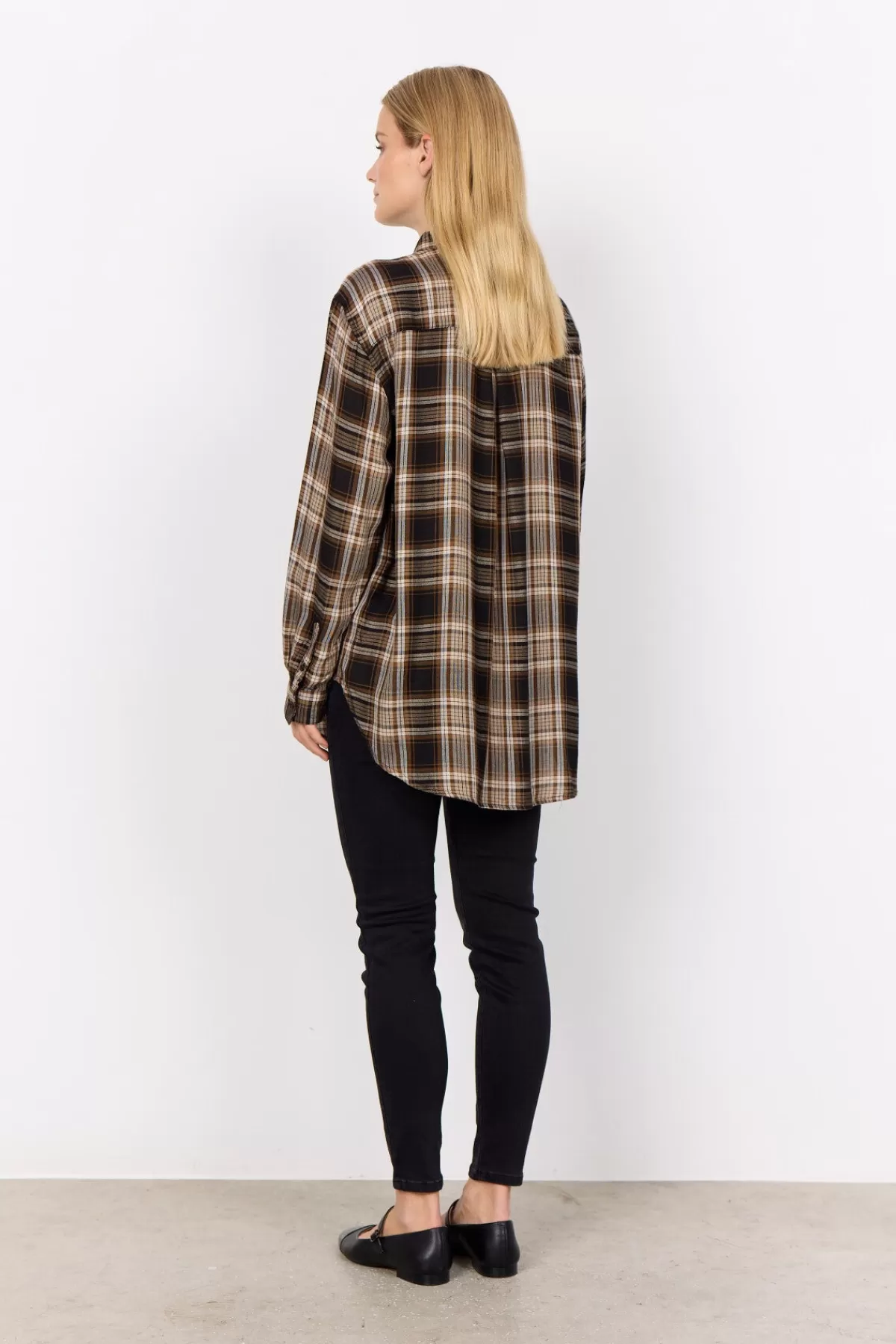 Soyaconcept Blouses And Shirts-SC-INGA 2 Shirt Brown