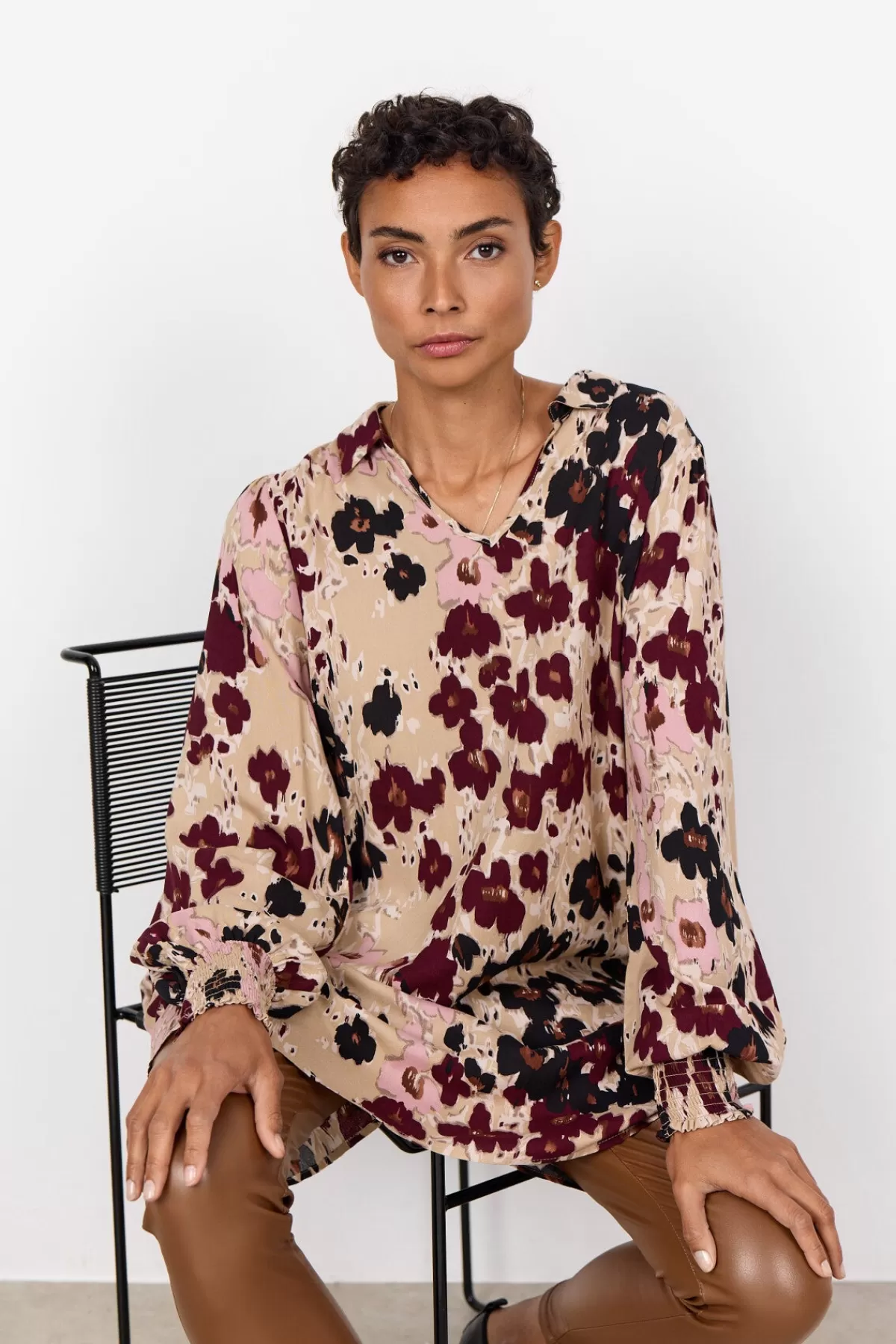 Soyaconcept Dresses-SC-IRENA 2 Tunic Bordeaux