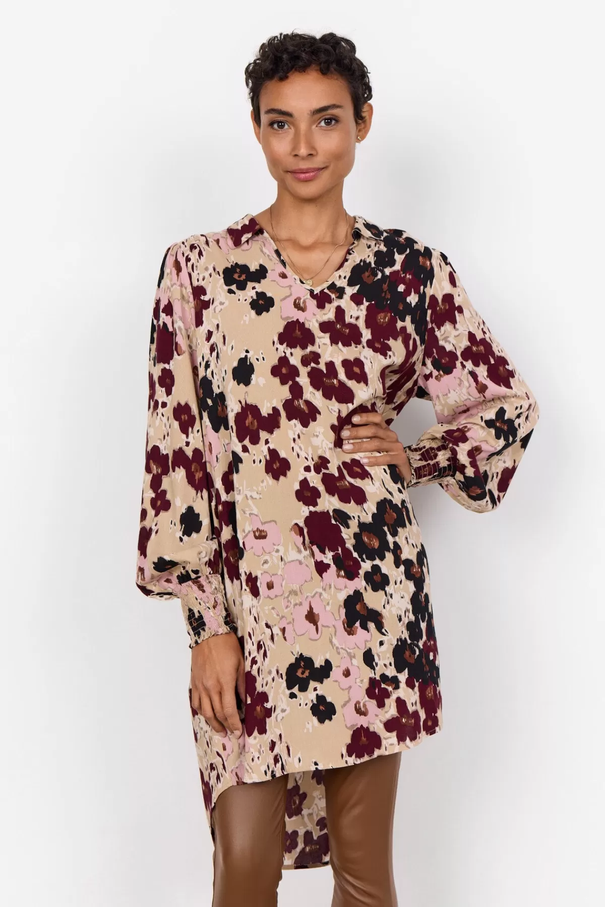 Soyaconcept Dresses-SC-IRENA 2 Tunic Bordeaux