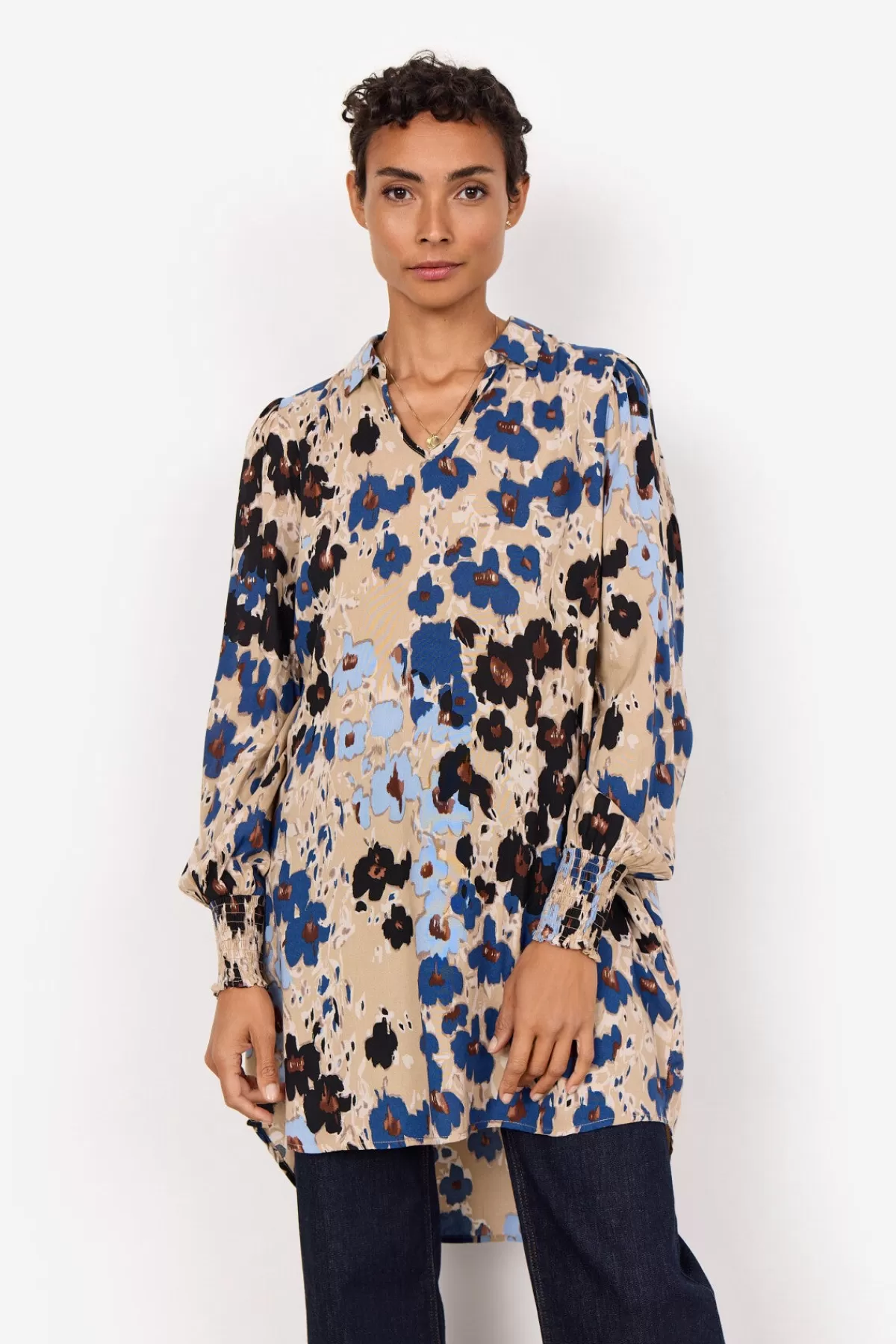 Soyaconcept Dresses-SC-IRENA 2 Tunic Dark blue