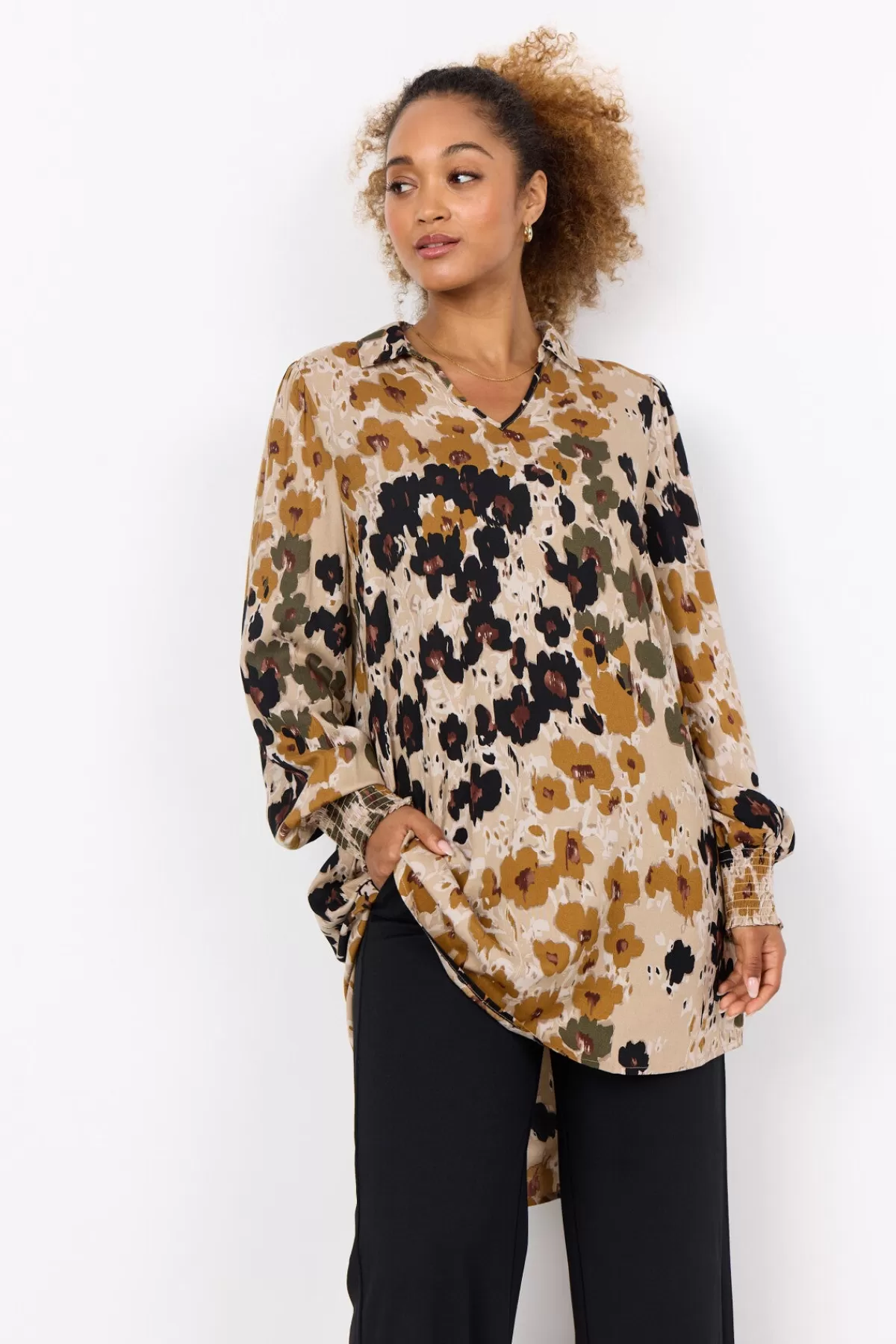 Soyaconcept Dresses-SC-IRENA 2 Tunic Olive