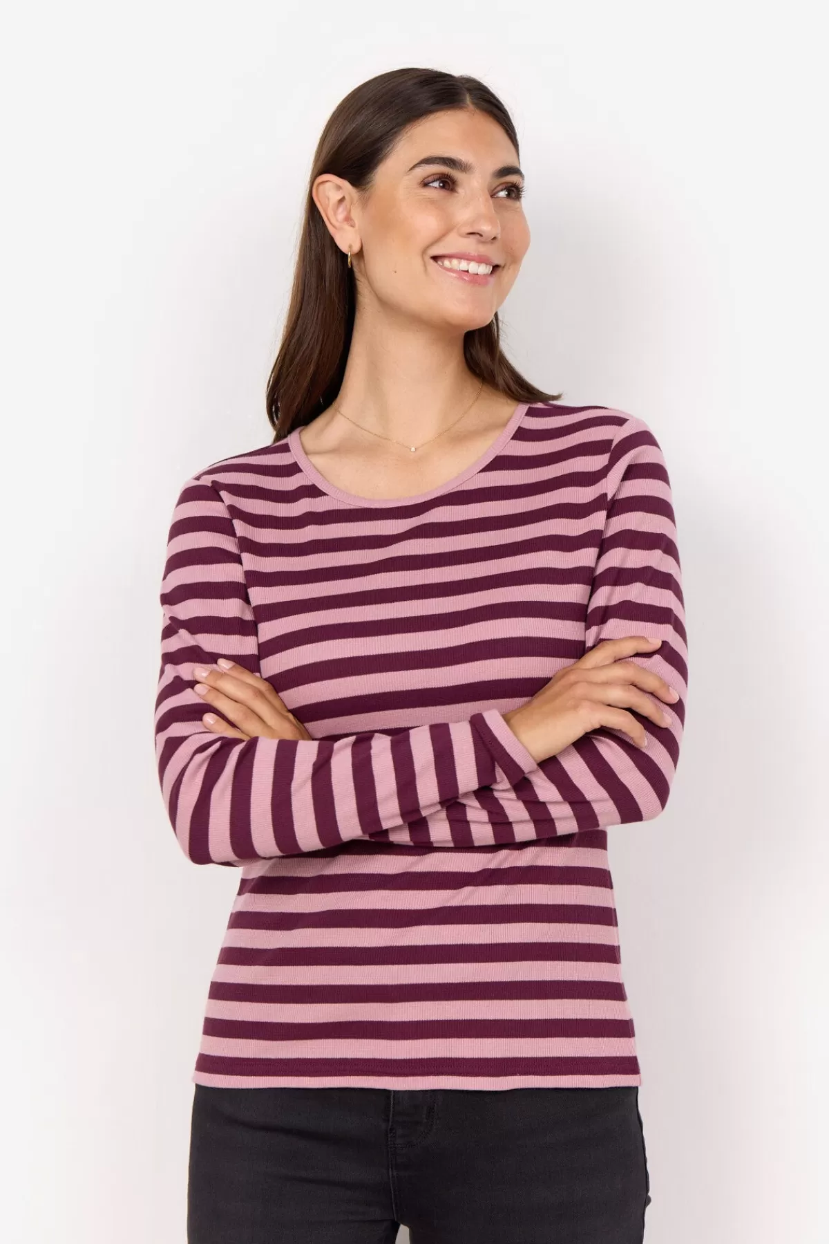 Soyaconcept T-Shirts And Tops-SC-IRIDI 1 T-shirt Rose