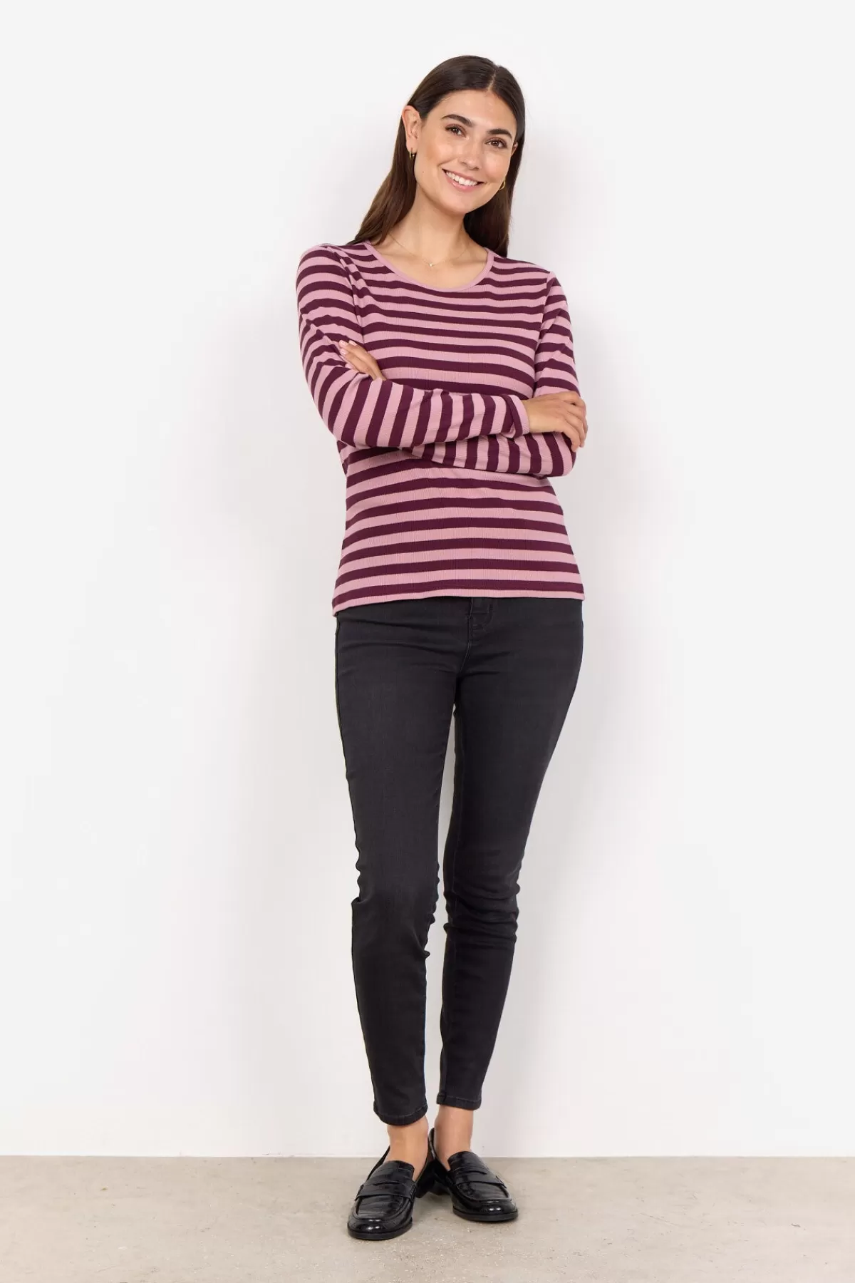 Soyaconcept T-Shirts And Tops-SC-IRIDI 1 T-shirt Rose