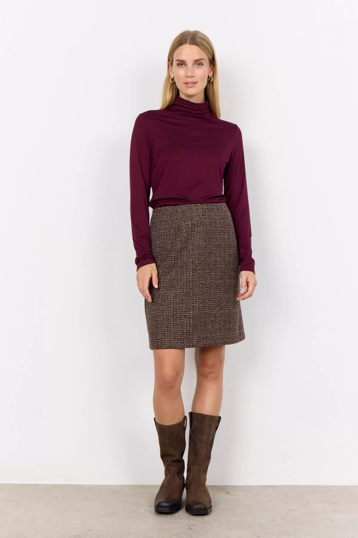 Soyaconcept Skirts-SC-ISABEA 2 Skirt Black