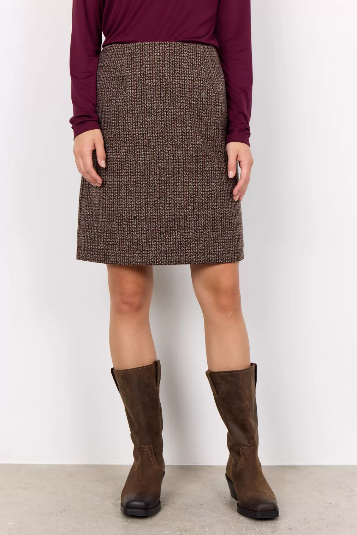 Soyaconcept Skirts-SC-ISABEA 2 Skirt Black