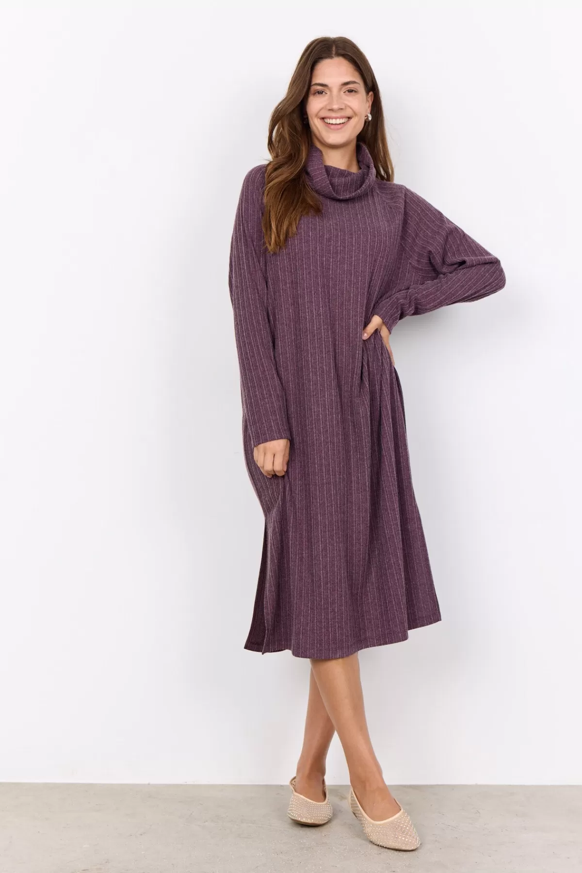 Soyaconcept Dresses | Comfy-SC-ISEL 3 Dress Bordeaux