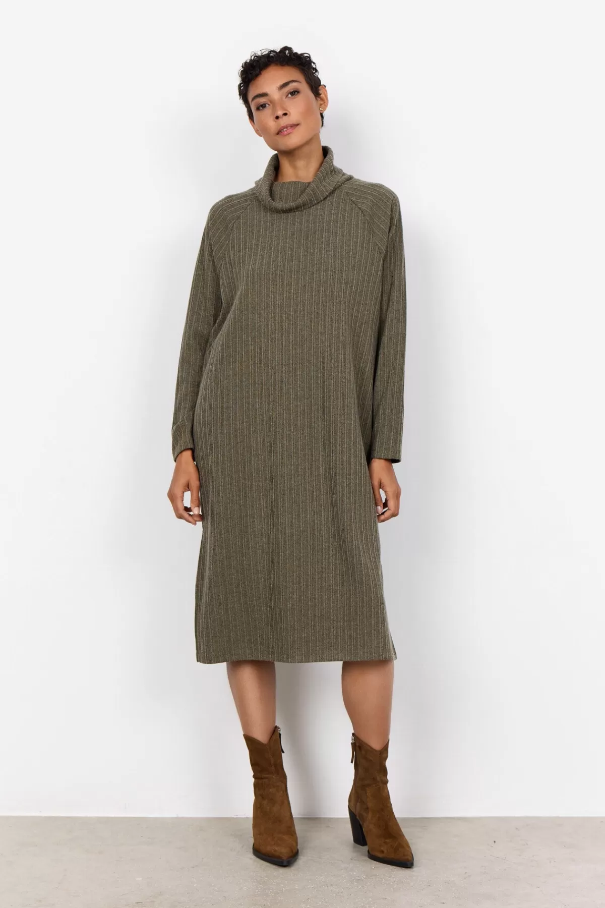 Soyaconcept Dresses | Comfy-SC-ISEL 3 Dress Olive