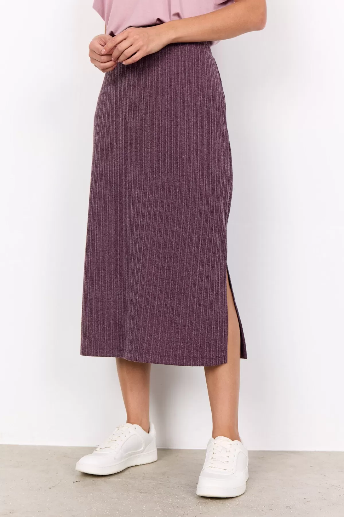 Soyaconcept Skirts-SC-ISEL 4 Skirt Bordeaux