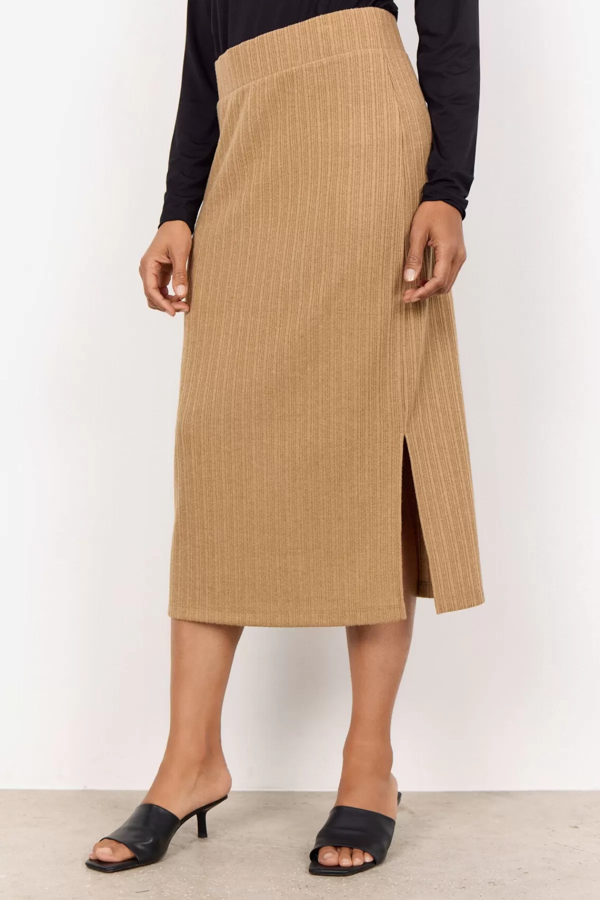 Soyaconcept Skirts-SC-ISEL 4 Skirt Camel