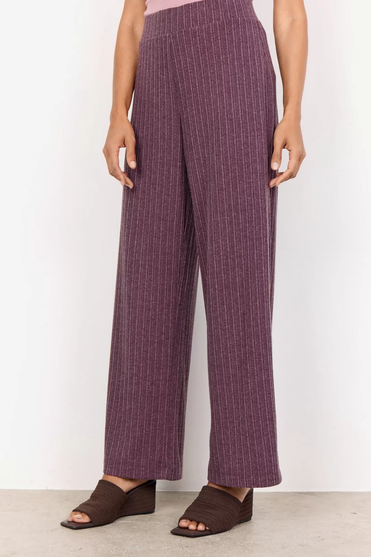 Soyaconcept Comfy | Pants-SC-ISEL 5 Pants Bordeaux