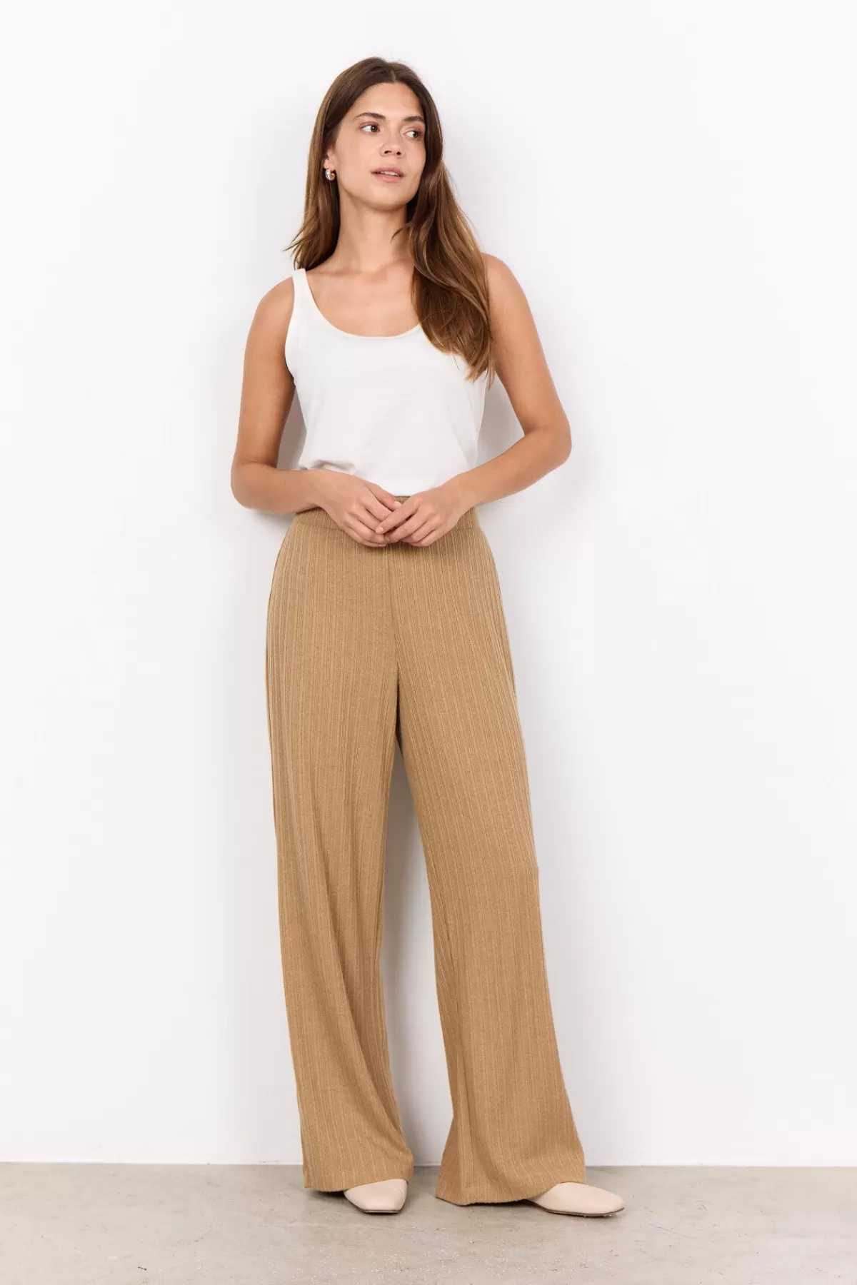 Soyaconcept Comfy | Pants-SC-ISEL 5 Pants Camel