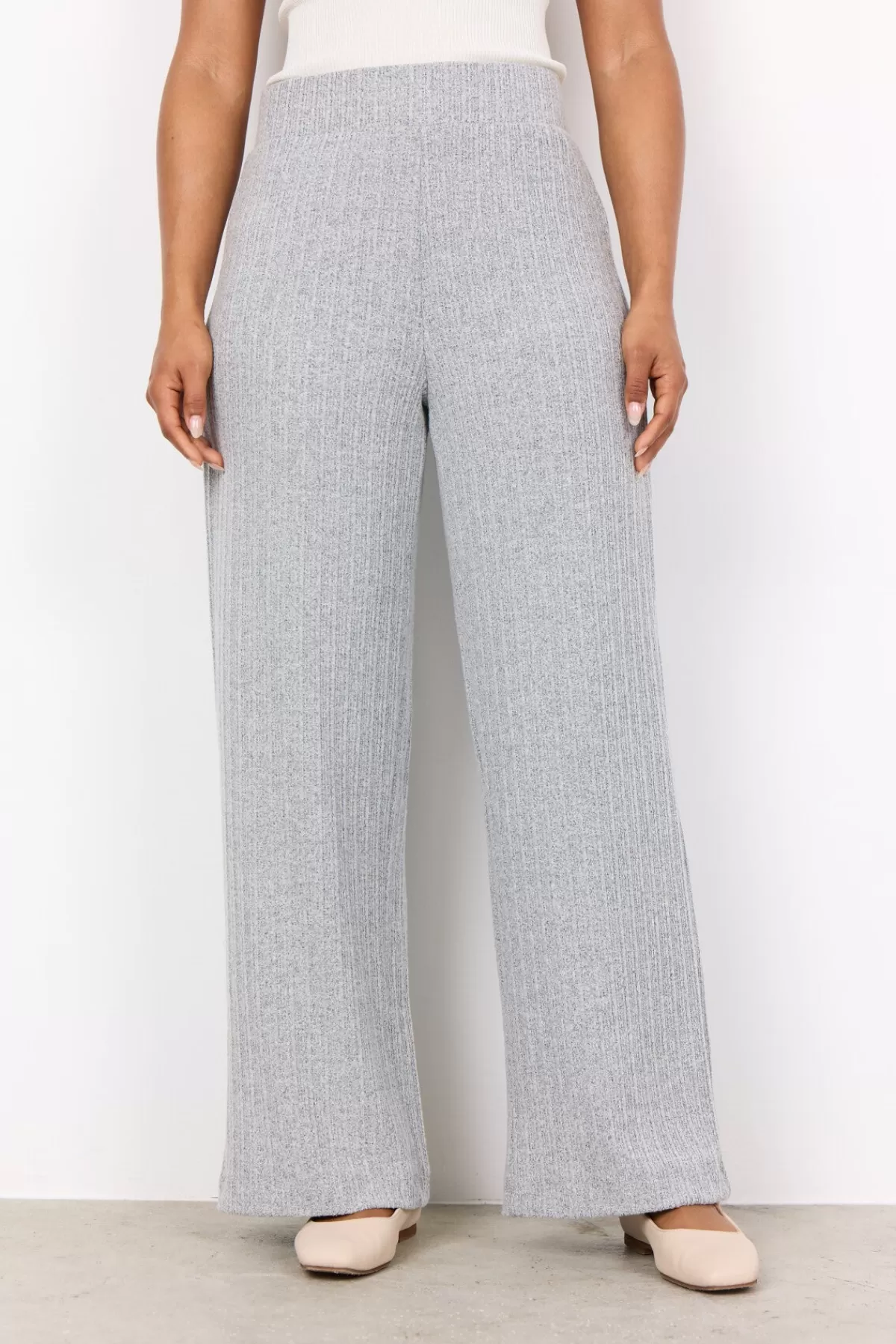 Soyaconcept Comfy | Pants-SC-ISEL 5 Pants Light grey