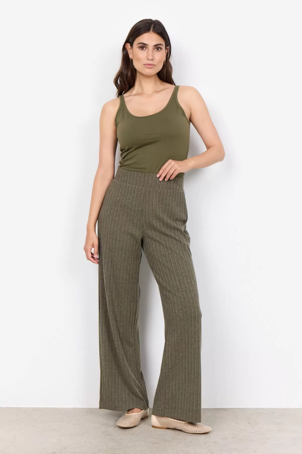 Soyaconcept Comfy | Pants-SC-ISEL 5 Pants Olive