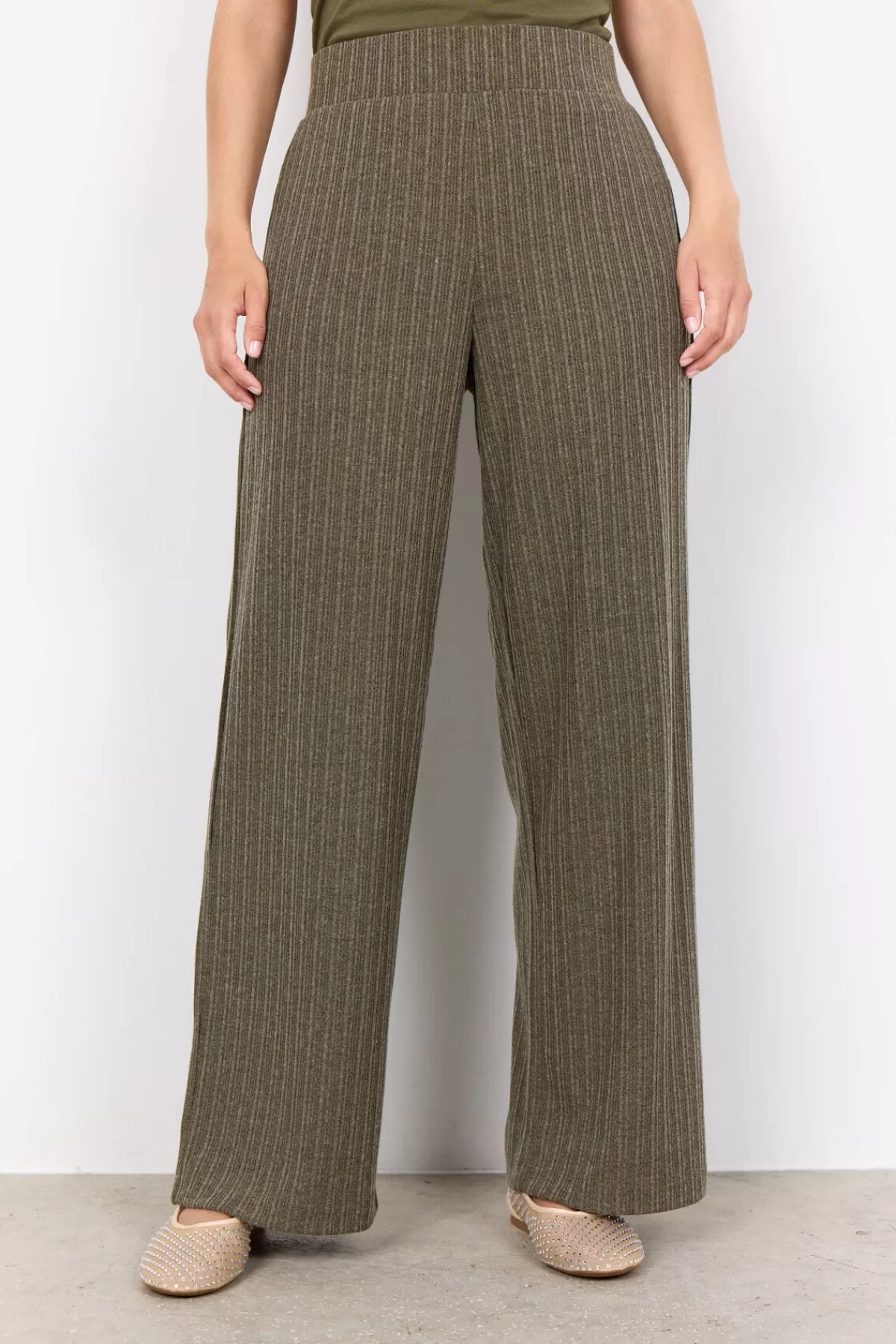 Soyaconcept Comfy | Pants-SC-ISEL 5 Pants Olive