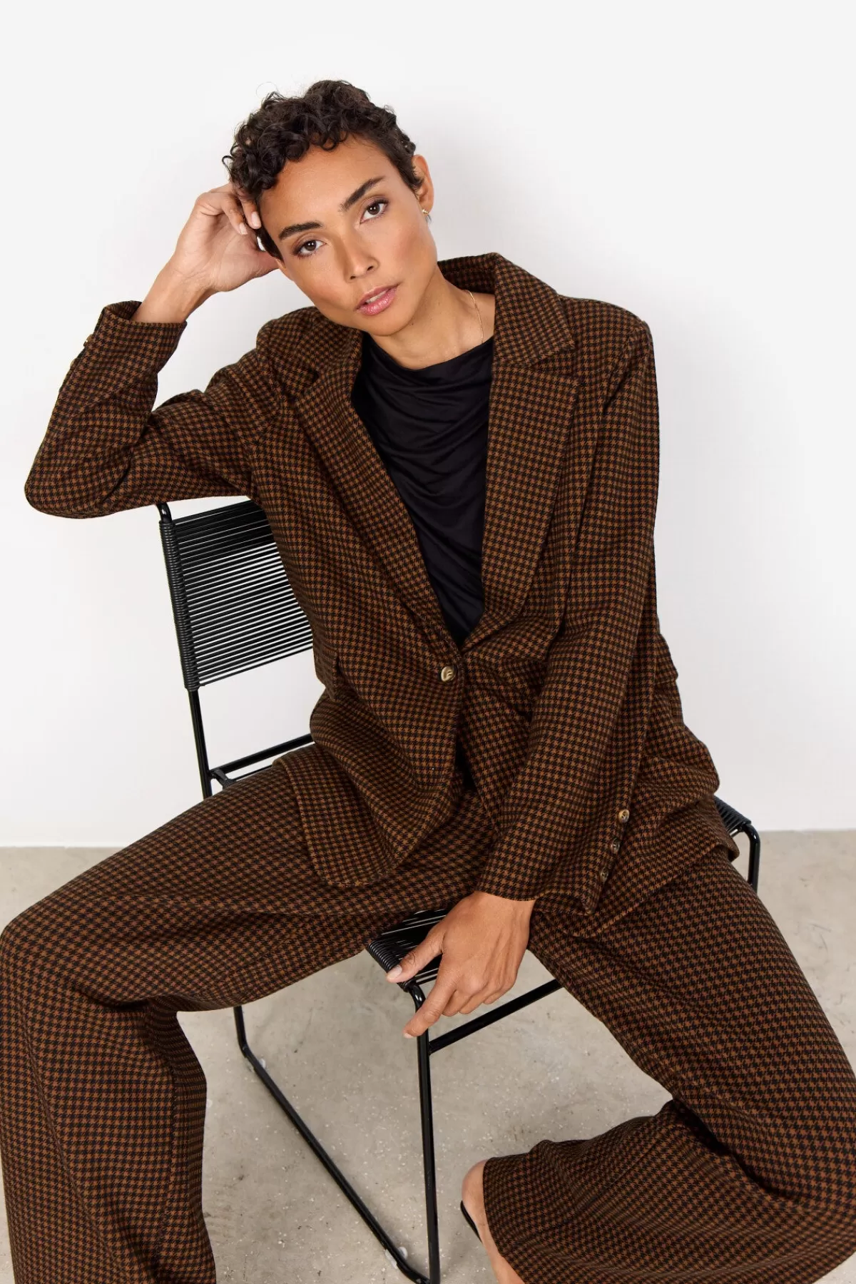Soyaconcept Blazers-SC-ISOBEL 2 Blazer Brown