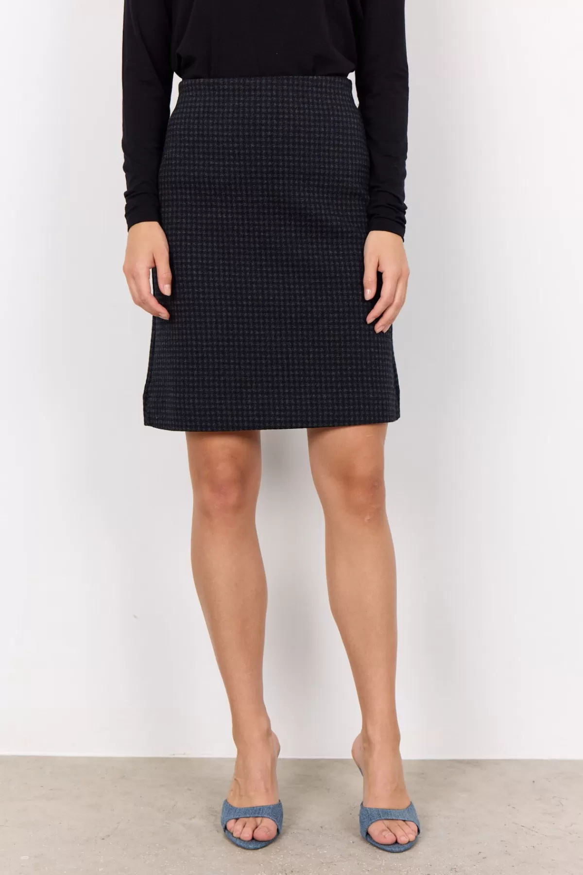Soyaconcept Skirts-SC-ISOBEL 4 Skirt Black