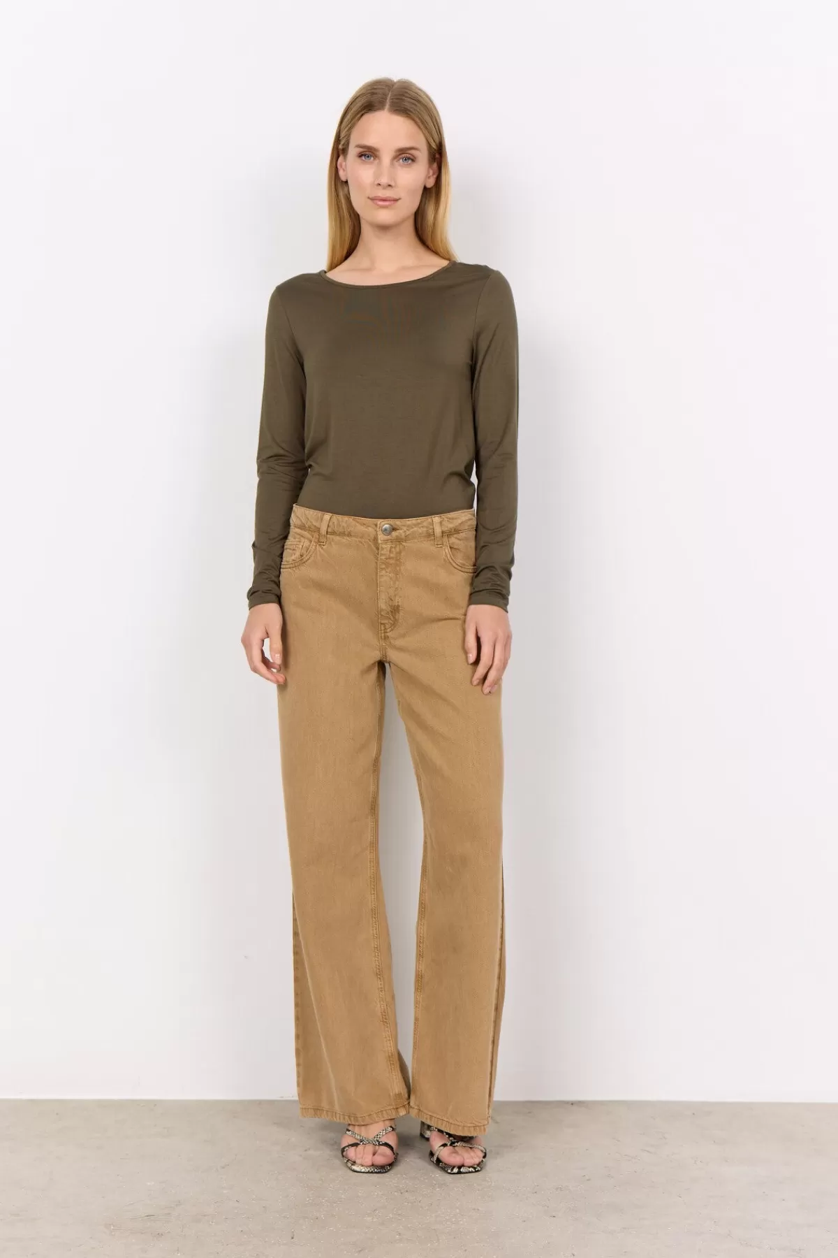 Soyaconcept Pants-SC-IVONA 2-B Pants Camel