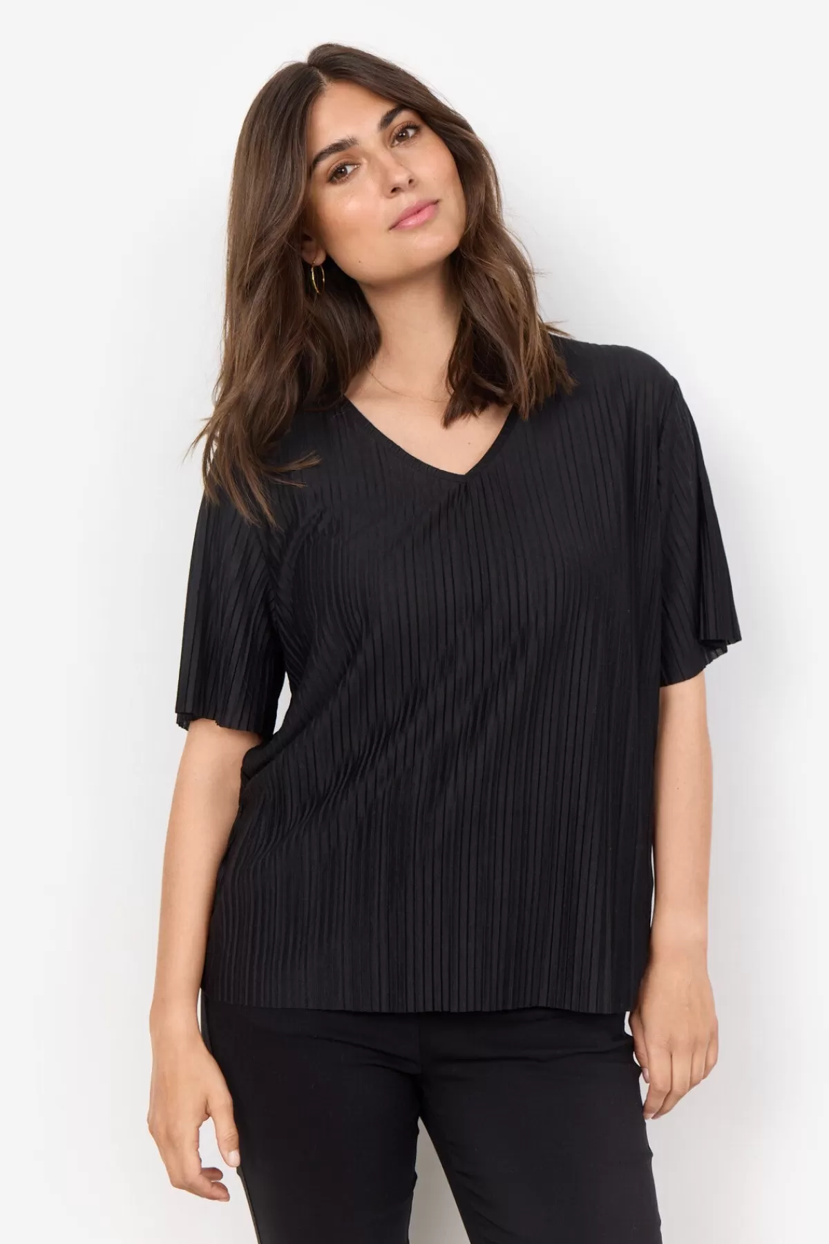 Soyaconcept T-Shirts And Tops-SC-KIRIT 19 Blouse Black