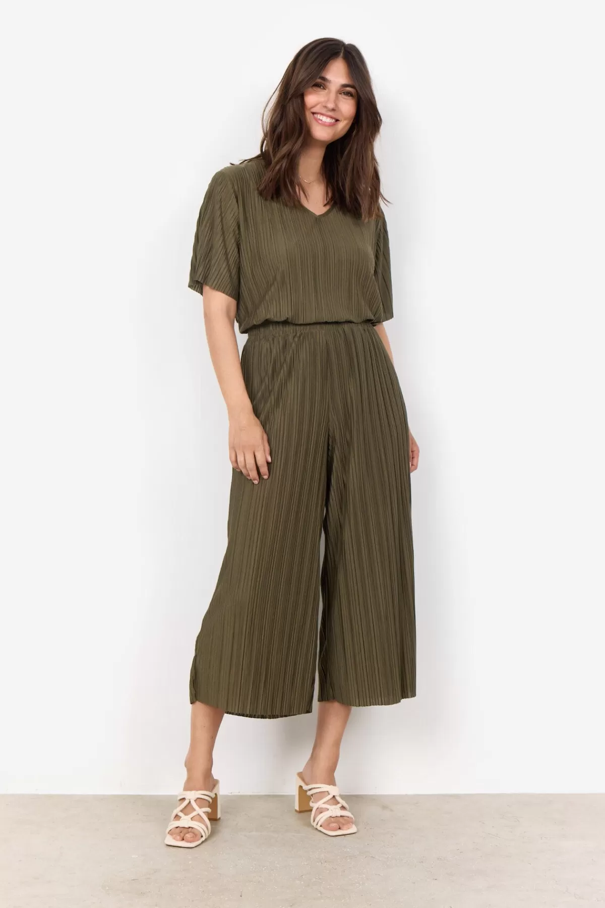 Soyaconcept Pants-SC-KIRIT 4 Pants Olive