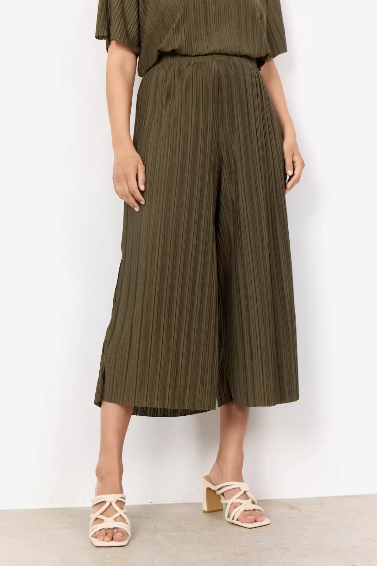 Soyaconcept Pants-SC-KIRIT 4 Pants Olive