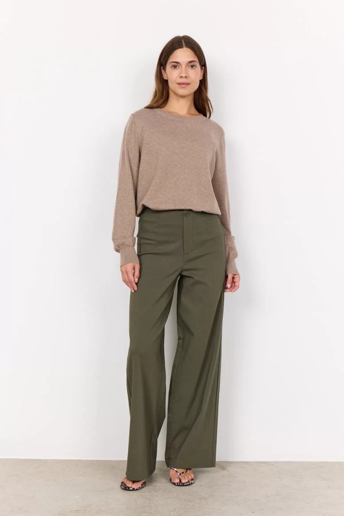 Soyaconcept Pants-SC-LILLY 51-C Pants Dark green