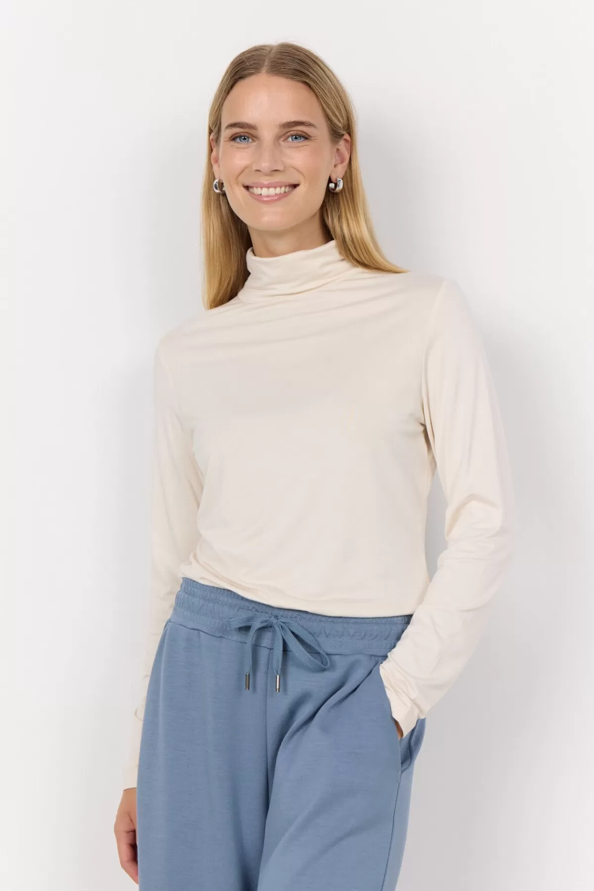 Soyaconcept T-Shirts And Tops-SC-MARICA 12 T-shirt Cream