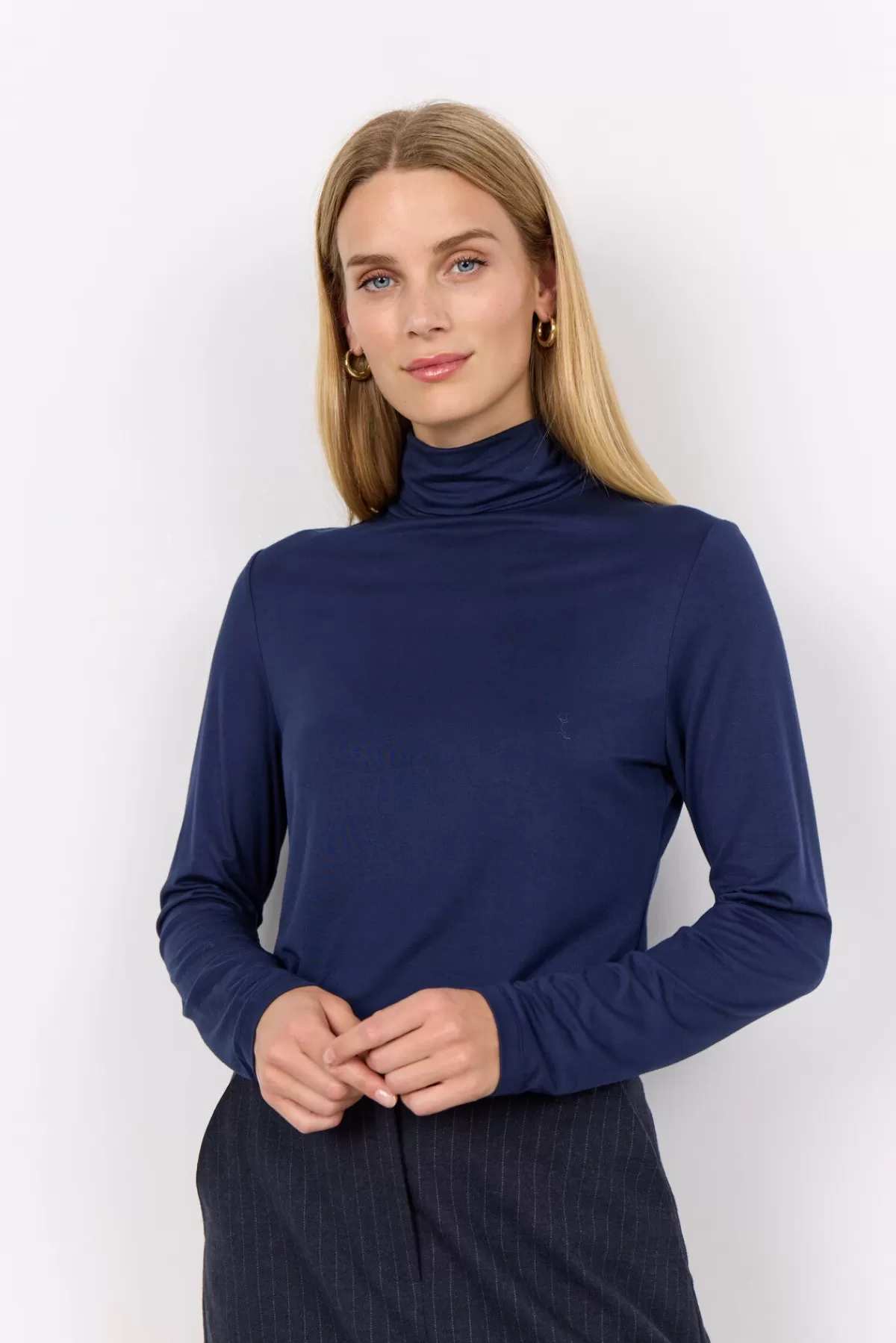 Soyaconcept T-Shirts And Tops-SC-MARICA 12 T-shirt Dark blue