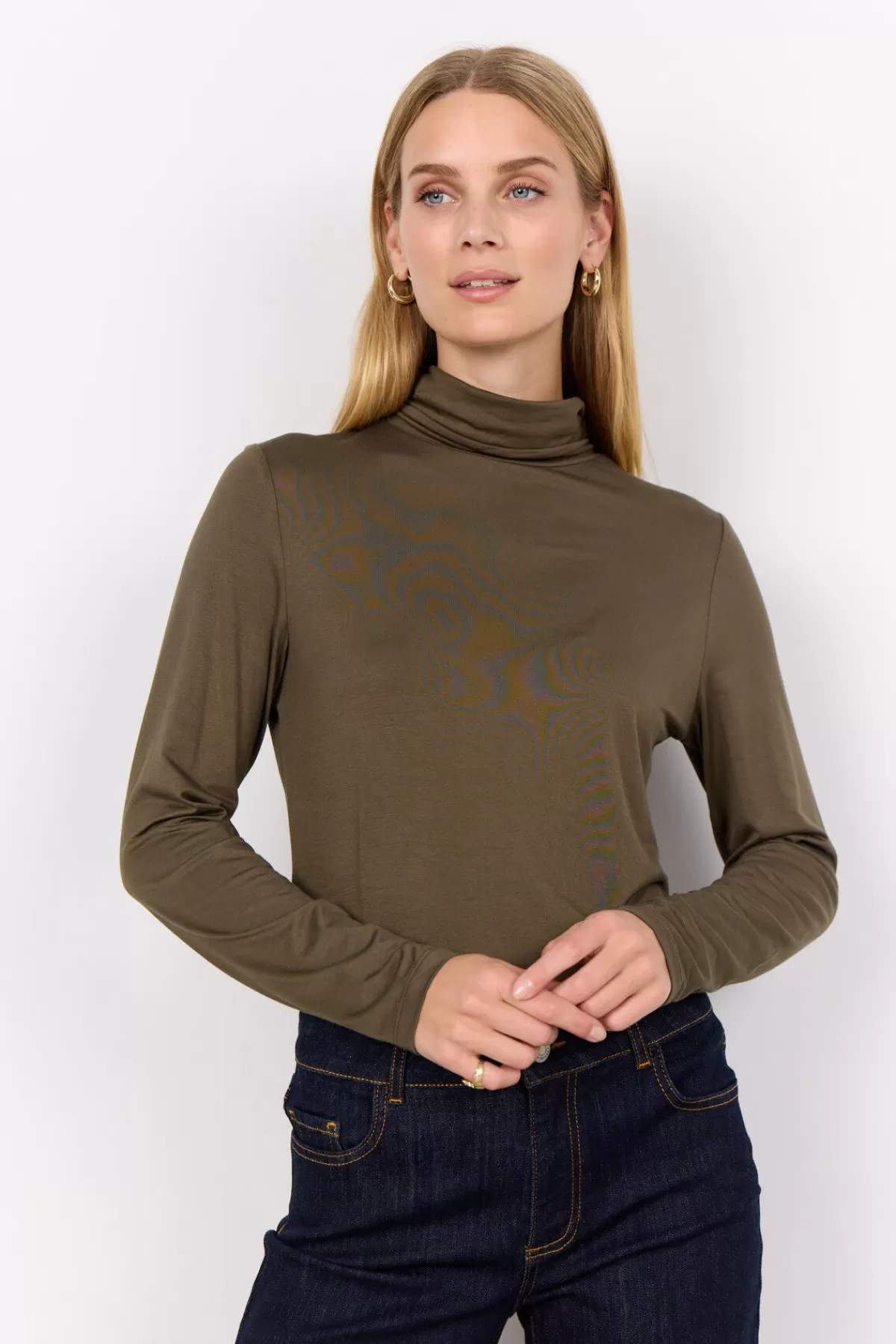 Soyaconcept T-Shirts And Tops-SC-MARICA 12 T-shirt Olive