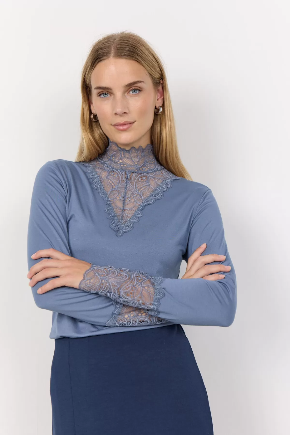 Soyaconcept T-Shirts And Tops-SC-MARICA 20 T-shirt Blue