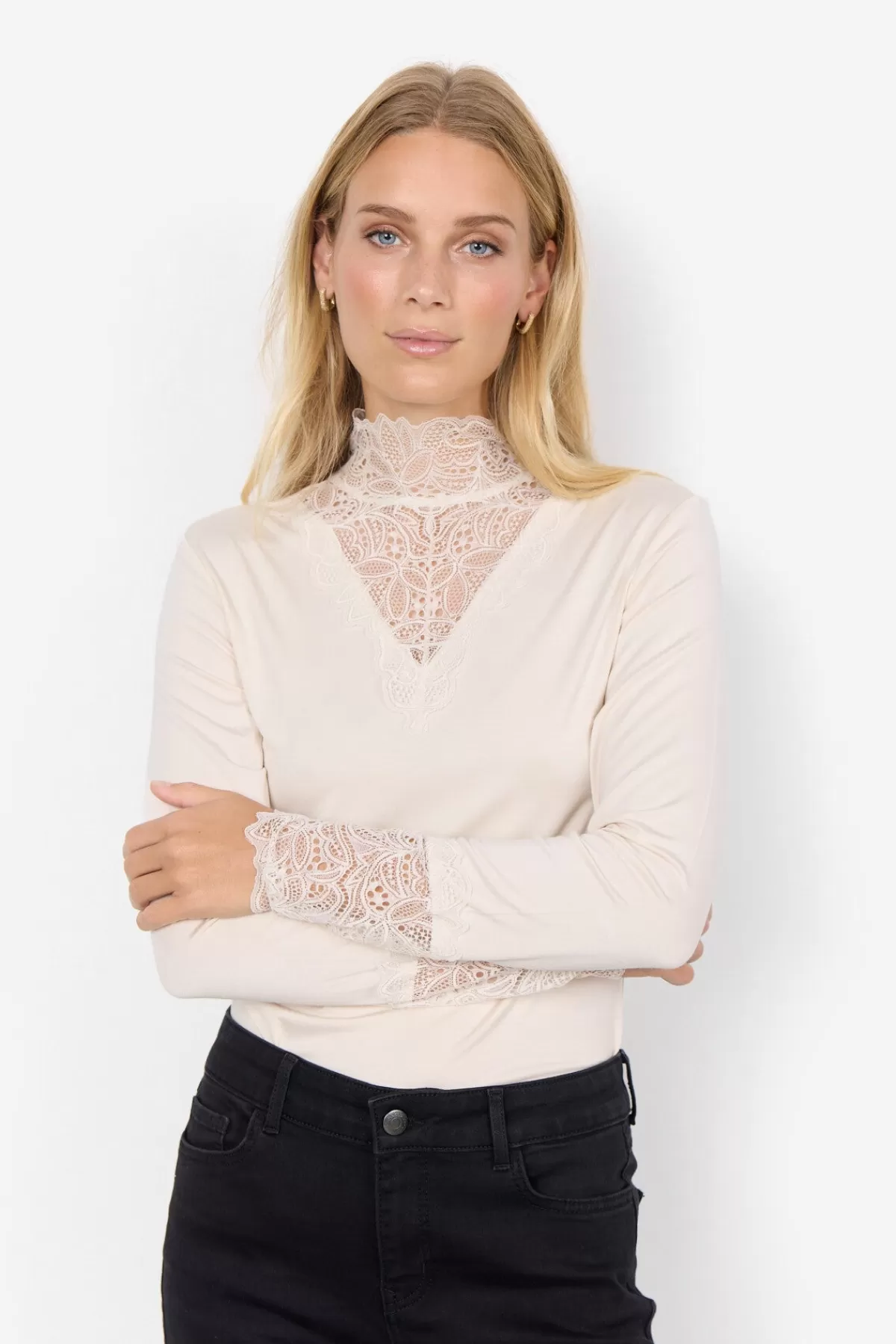 Soyaconcept T-Shirts And Tops-SC-MARICA 20 T-shirt Cream
