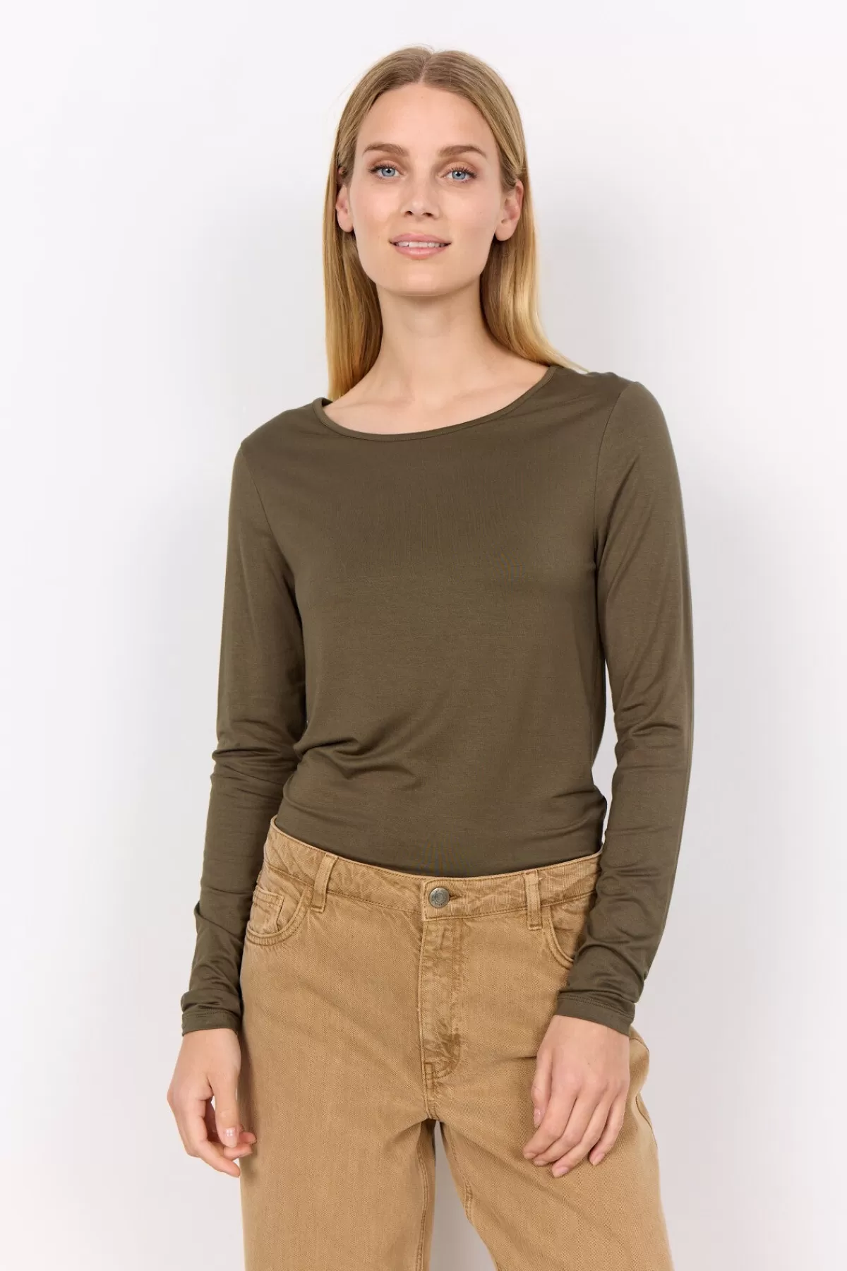 Soyaconcept Blouses And Shirts-SC-MARICA 217 Blouse Olive