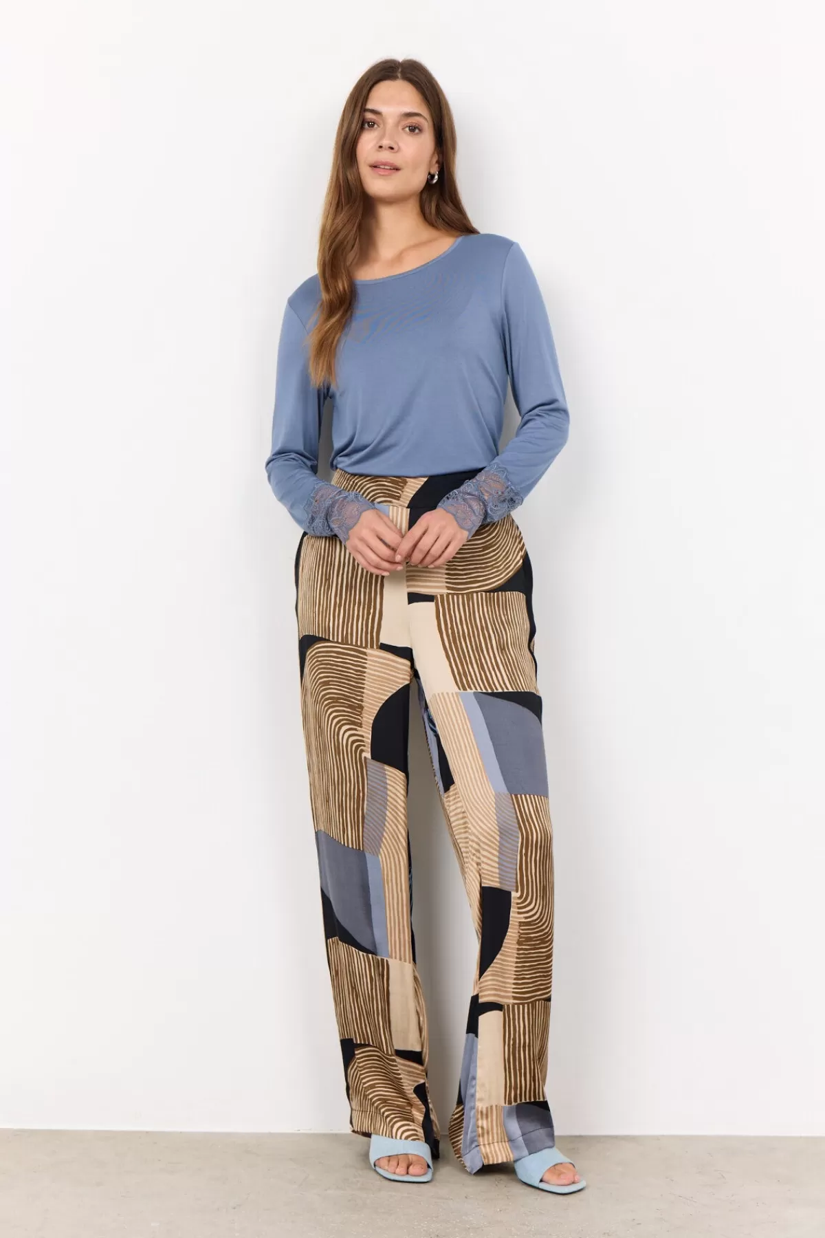 Soyaconcept T-Shirts And Tops-SC-MARICA 226 T-shirt Blue