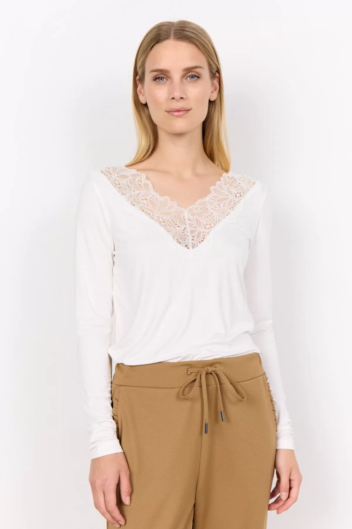 Soyaconcept T-Shirts And Tops-SC-MARICA 301 T-shirt Off white