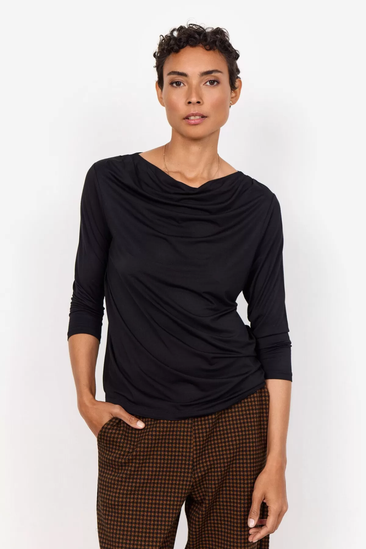 Soyaconcept T-Shirts And Tops-SC-MARICA 302 T-shirt Black