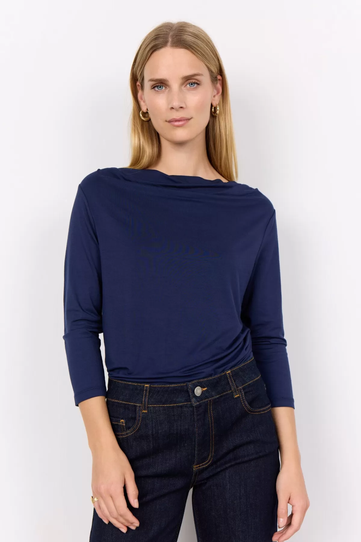 Soyaconcept T-Shirts And Tops-SC-MARICA 302 T-shirt Dark blue
