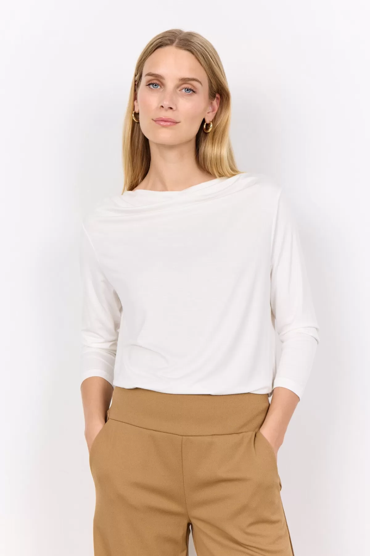 Soyaconcept T-Shirts And Tops-SC-MARICA 302 T-shirt Off white