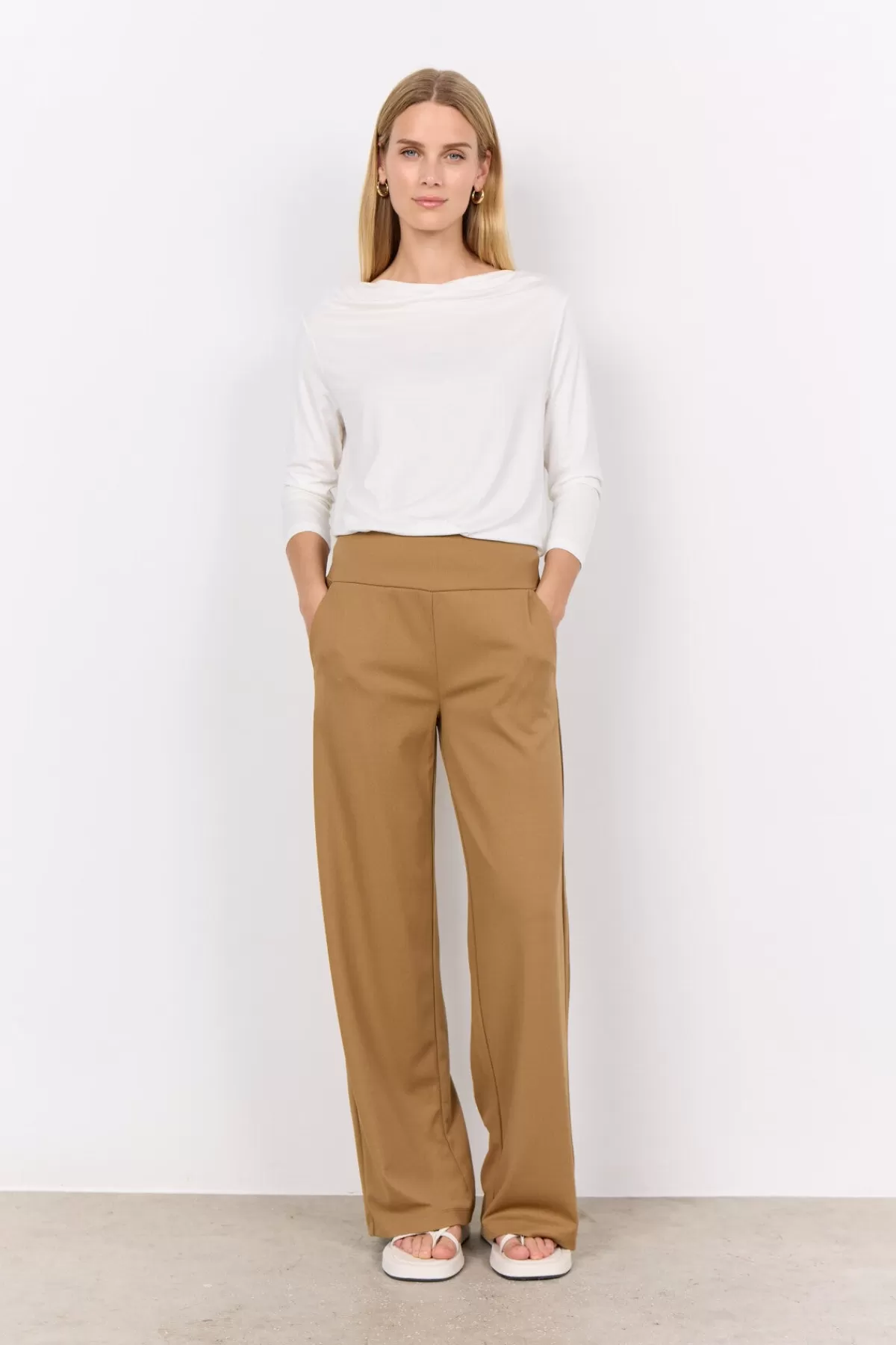 Soyaconcept T-Shirts And Tops-SC-MARICA 302 T-shirt Off white
