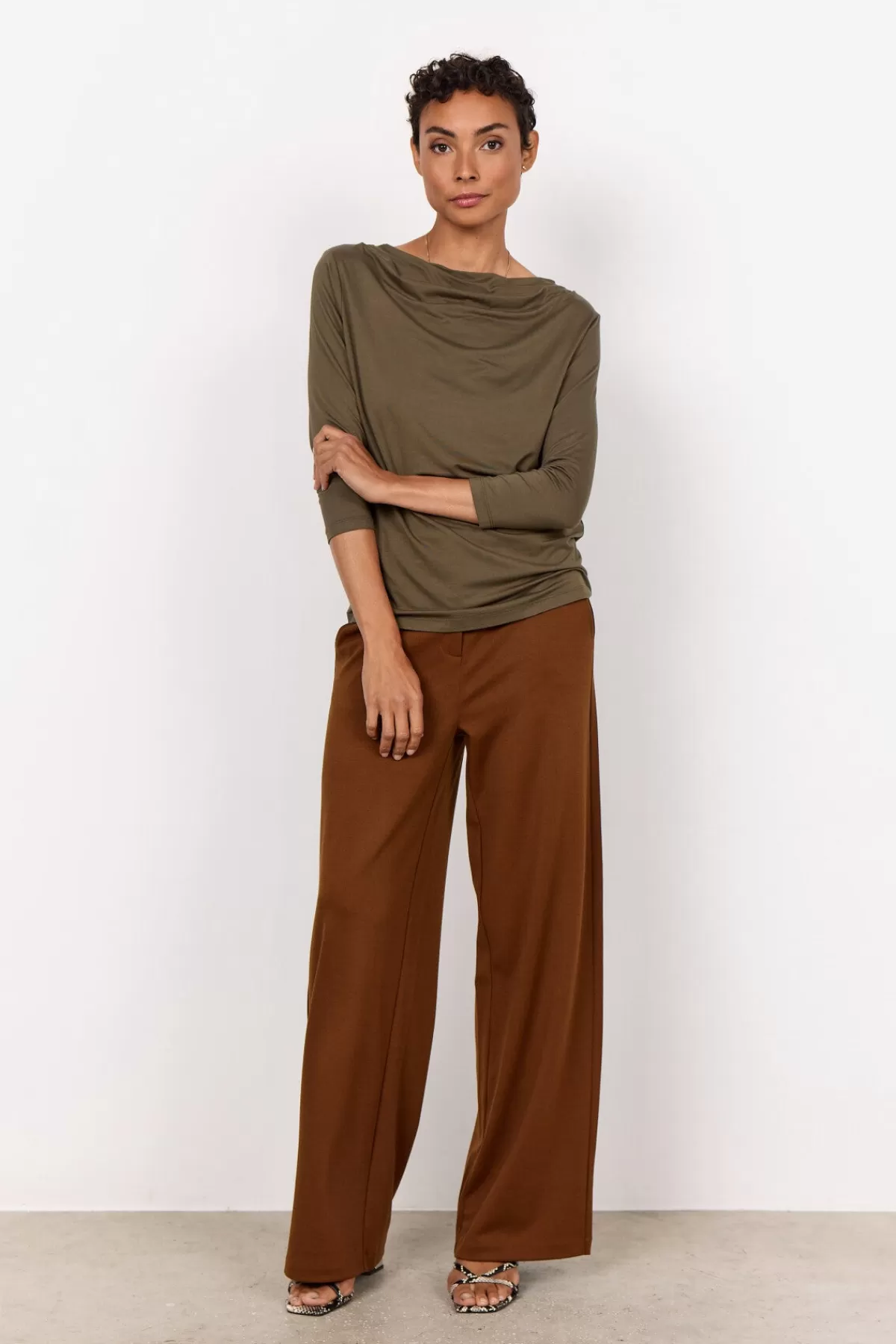 Soyaconcept T-Shirts And Tops-SC-MARICA 302 T-shirt Olive