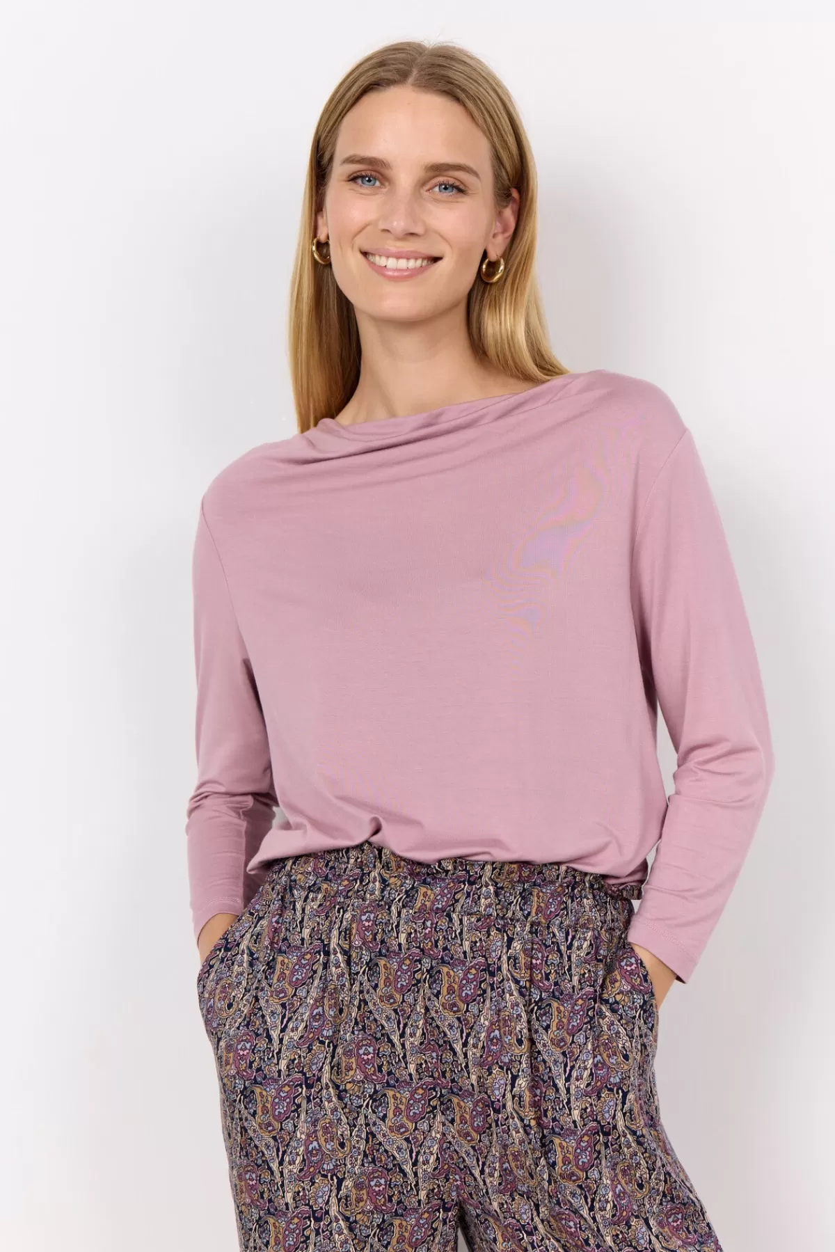 Soyaconcept T-Shirts And Tops-SC-MARICA 302 T-shirt Rose