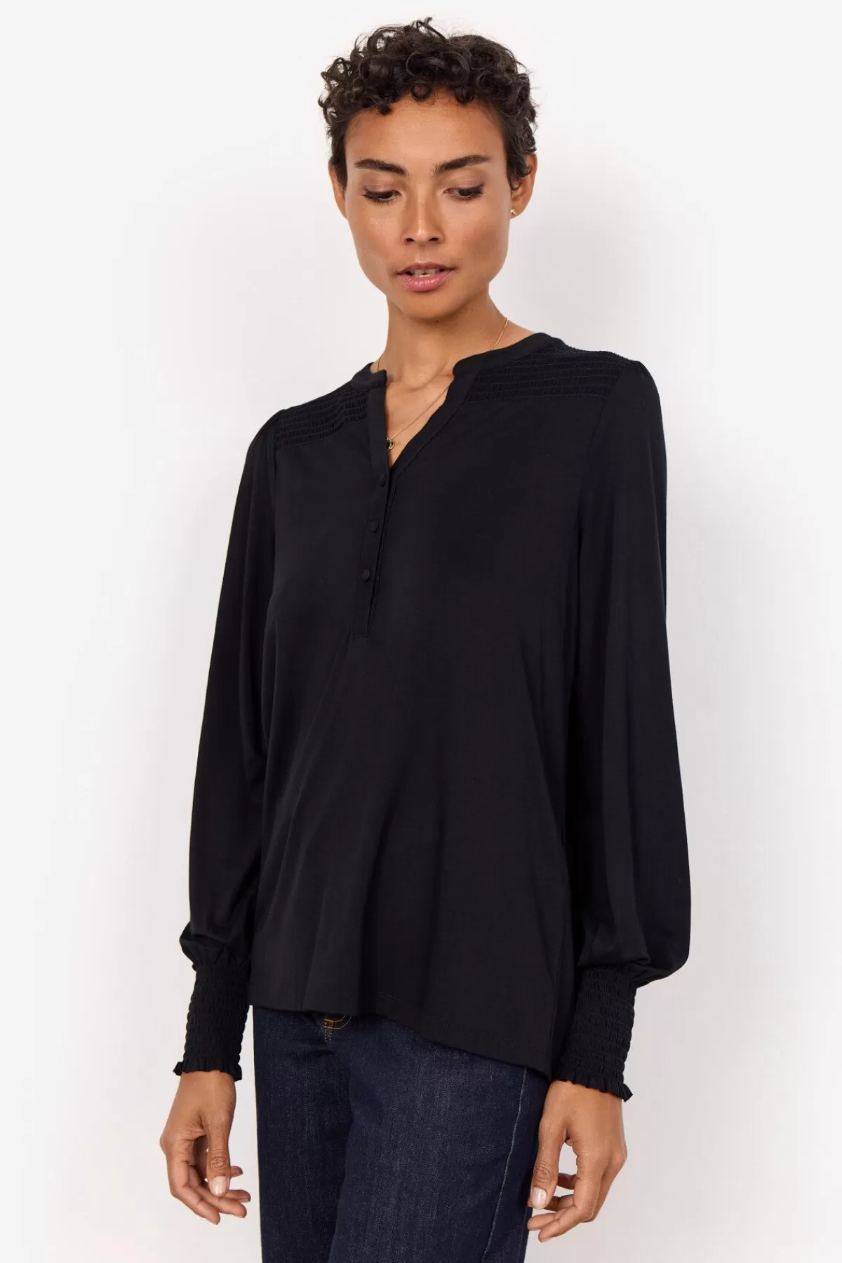 Soyaconcept Blouses And Shirts-SC-MARICA 303 Blouse Black