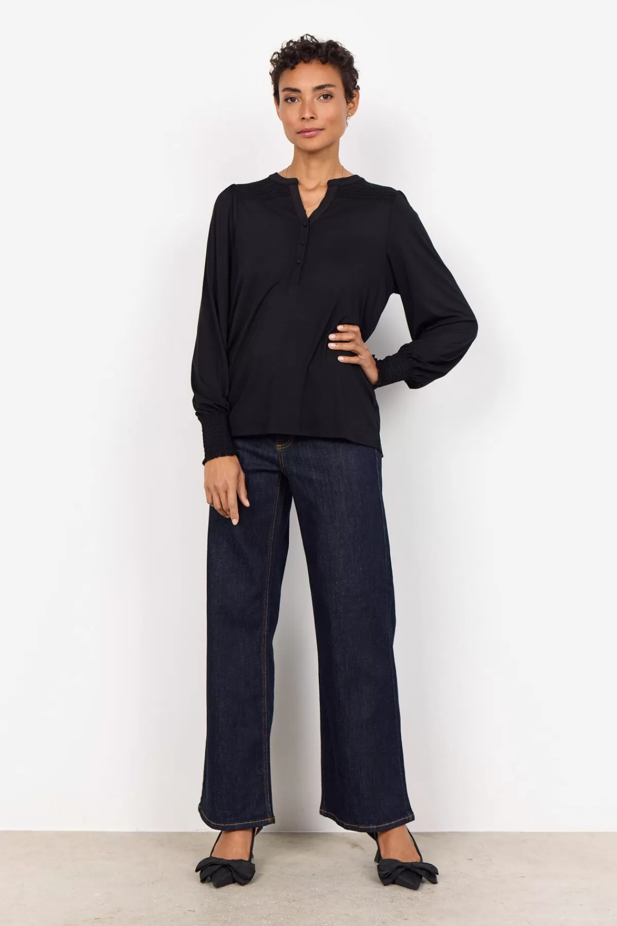 Soyaconcept Blouses And Shirts-SC-MARICA 303 Blouse Black