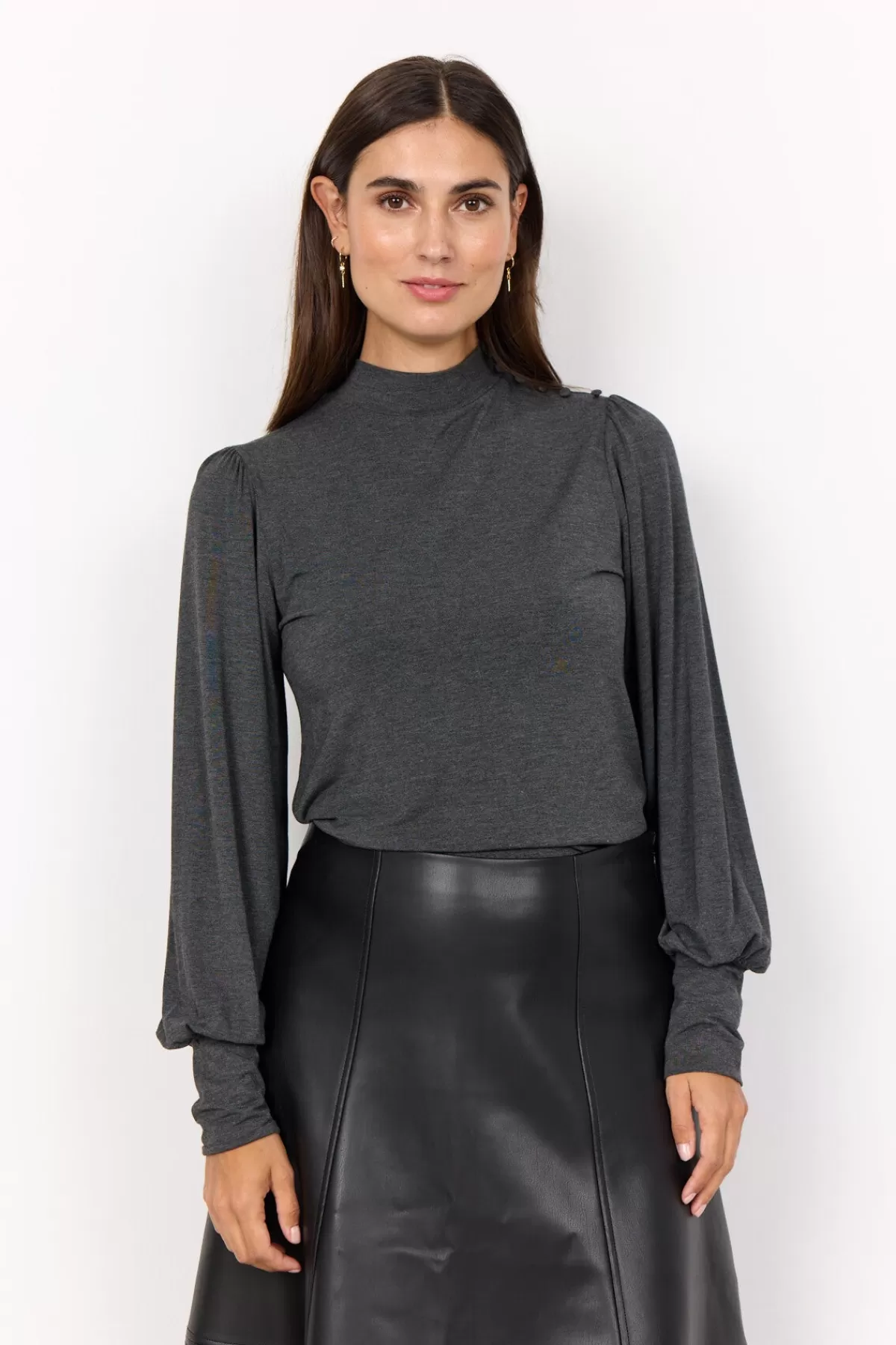 Soyaconcept Blouses And Shirts-SC-MARICA 306 Blouse Dark grey