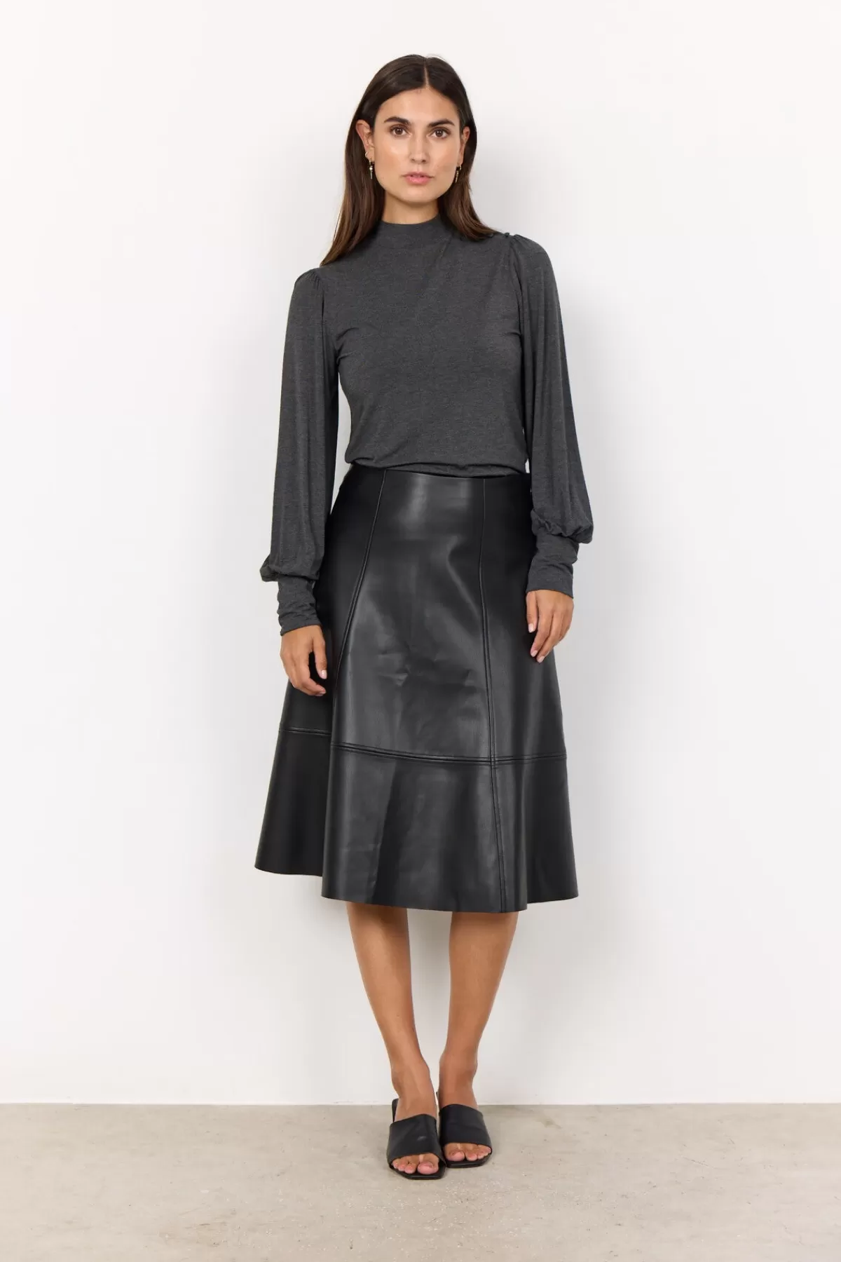 Soyaconcept Blouses And Shirts-SC-MARICA 306 Blouse Dark grey