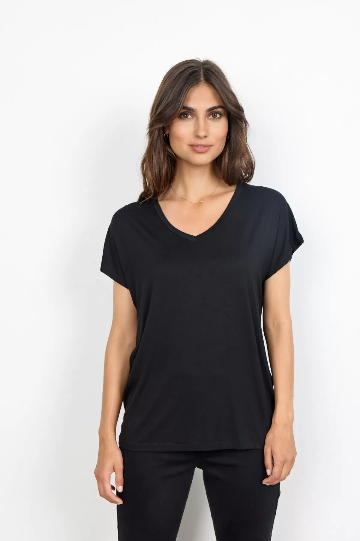 Soyaconcept T-Shirts And Tops-SC-MARICA 32 T-shirt Black